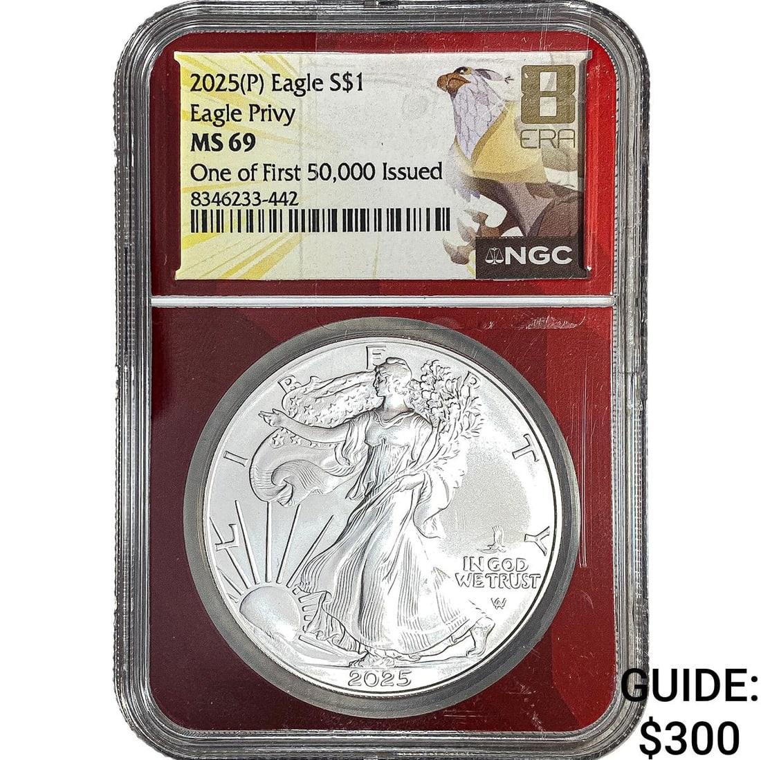 2025[P] Privy Silver Eagle NGC MS69: 2025[P] Privy Silver Eagle NGC MS69