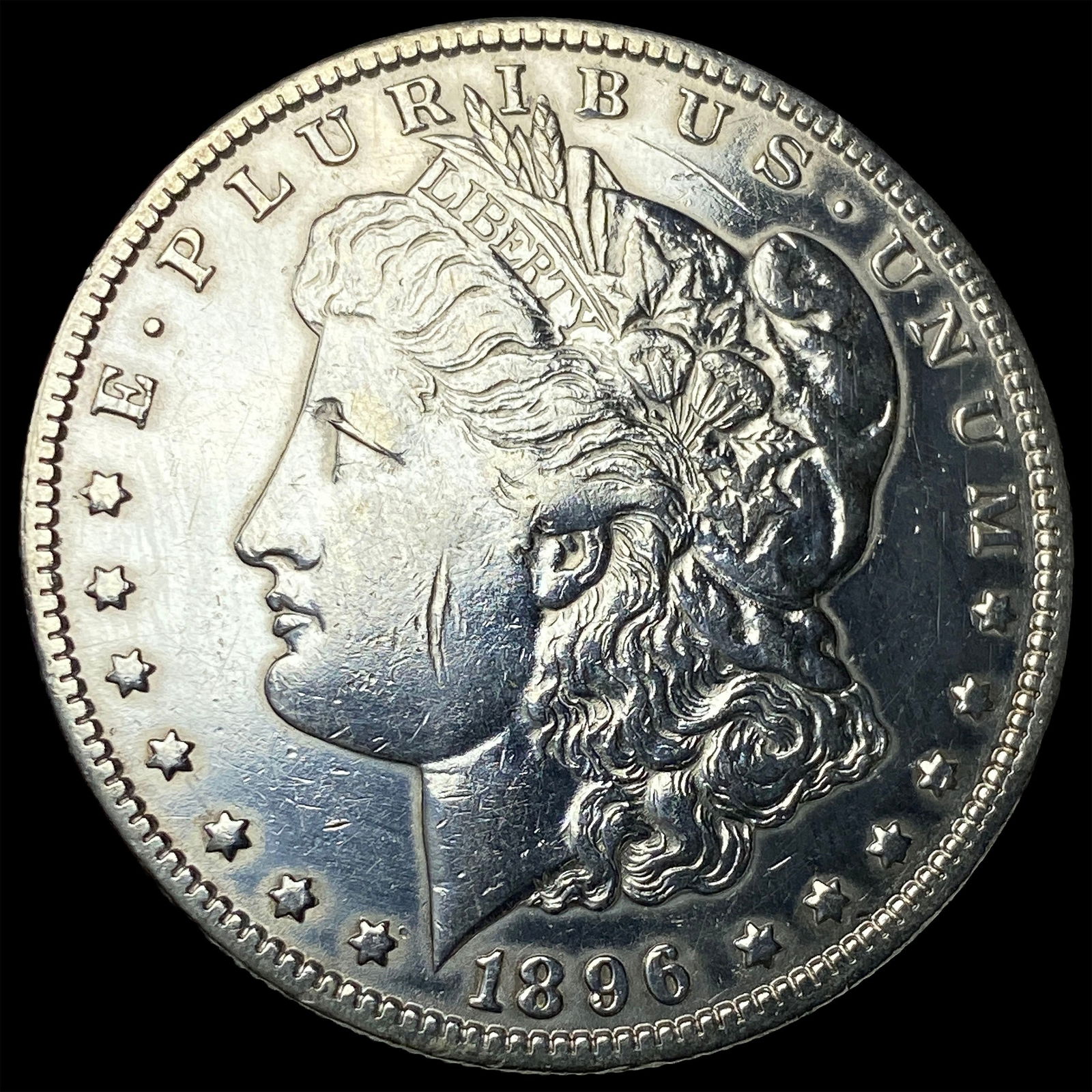 1896-O Silver Morgan Dollar HIGH GRADE (1 of 2)