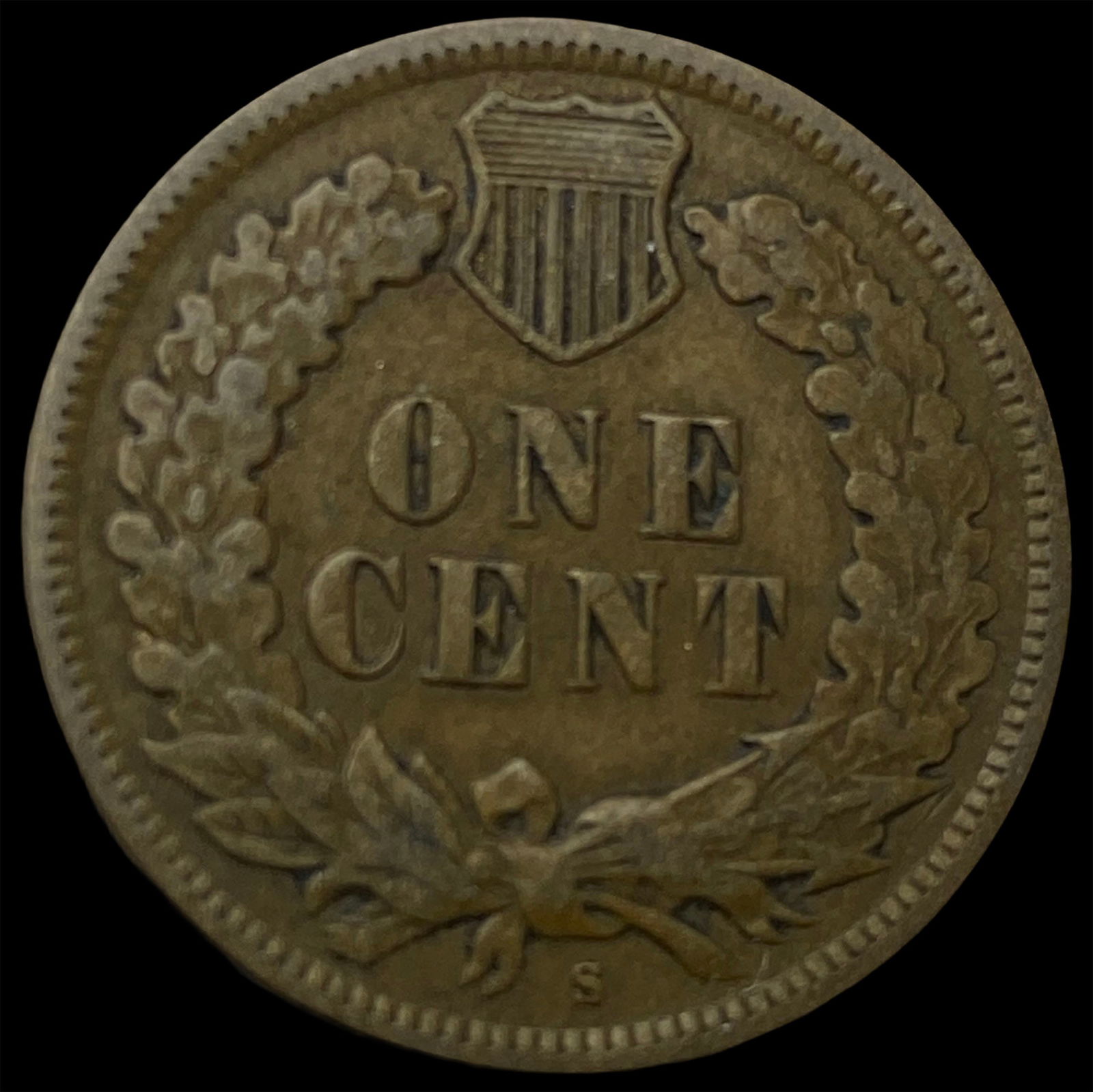 1908-S Indian Head Cent ABOUT UNCIRCULATED - 2