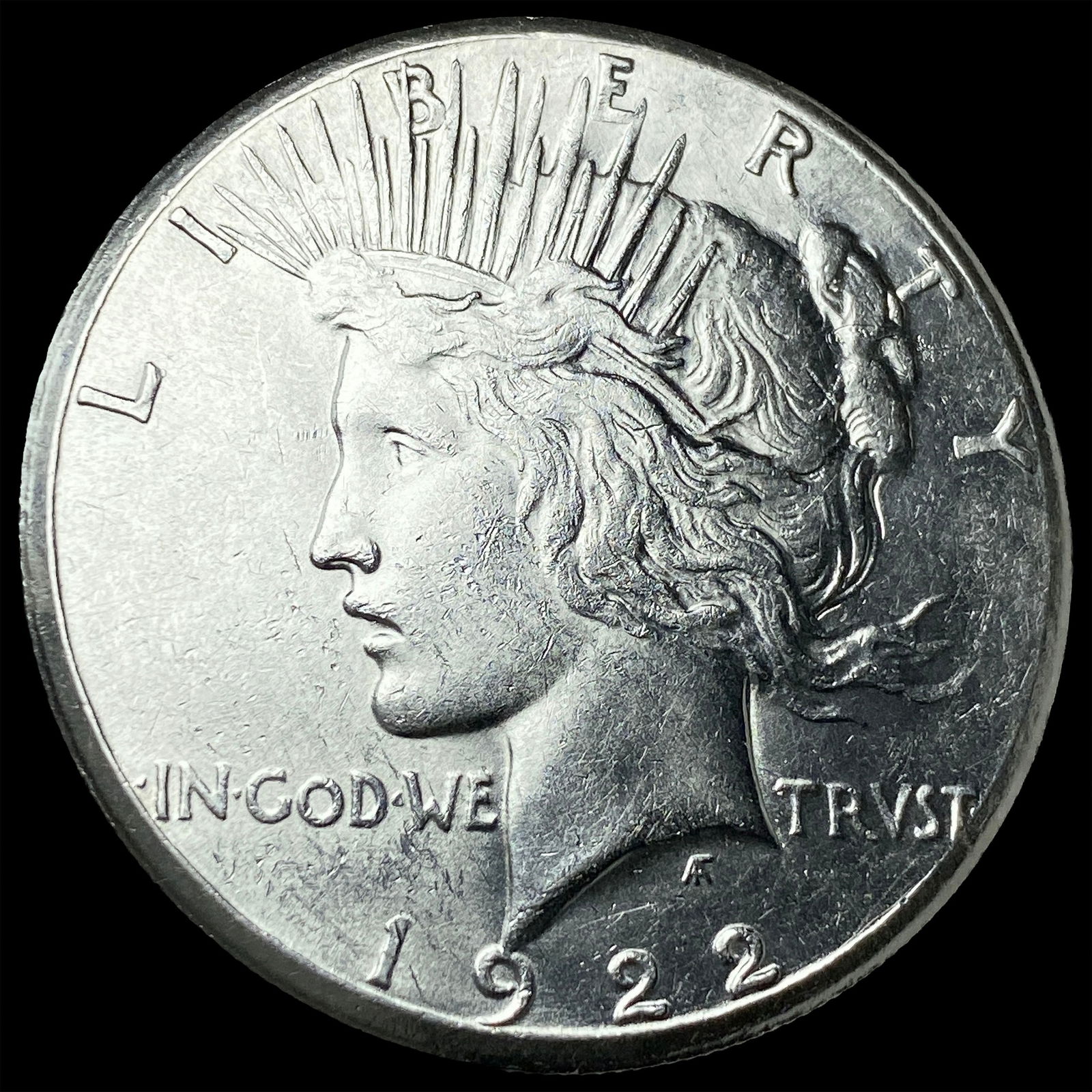 1922-S Silver Peace Dollar UNCIRCULATED: 1922-S Silver Peace Dollar UNCIRCULATED
