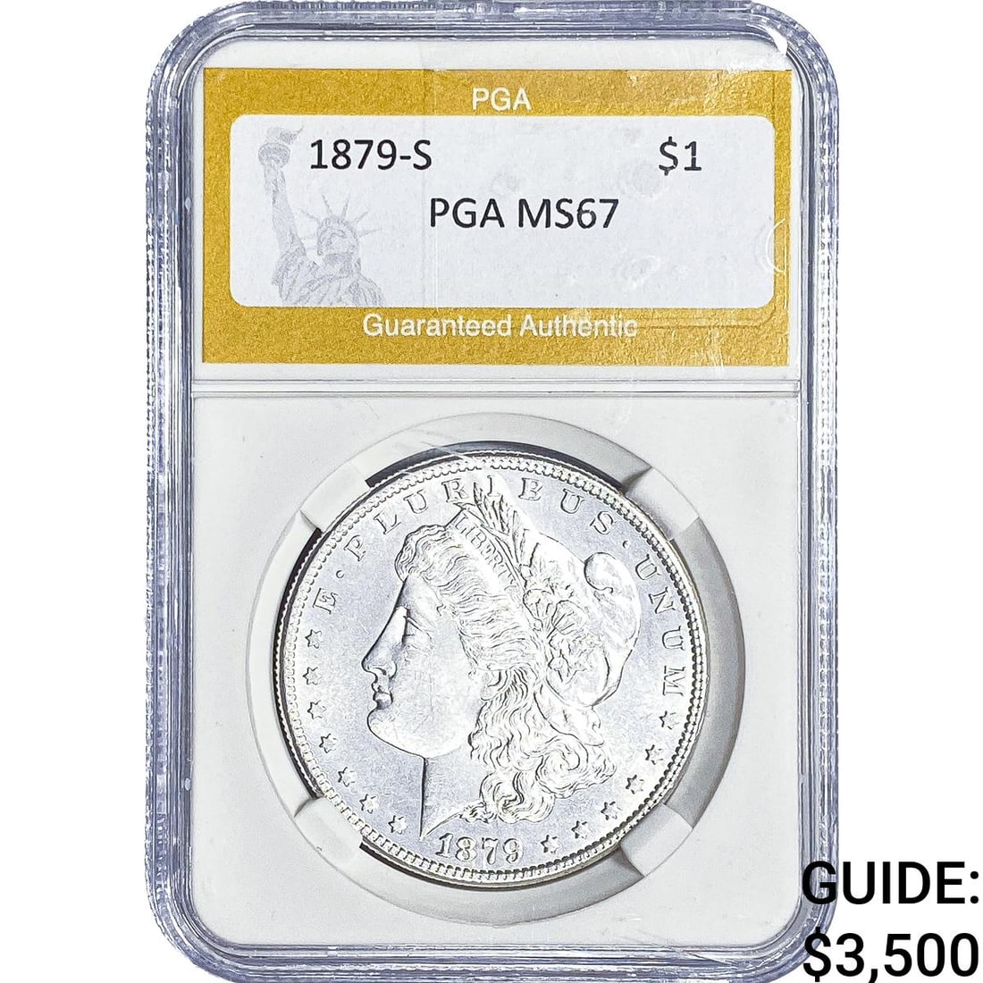1879-S Morgan Silver Dollar PGA MS67 (1 of 2)