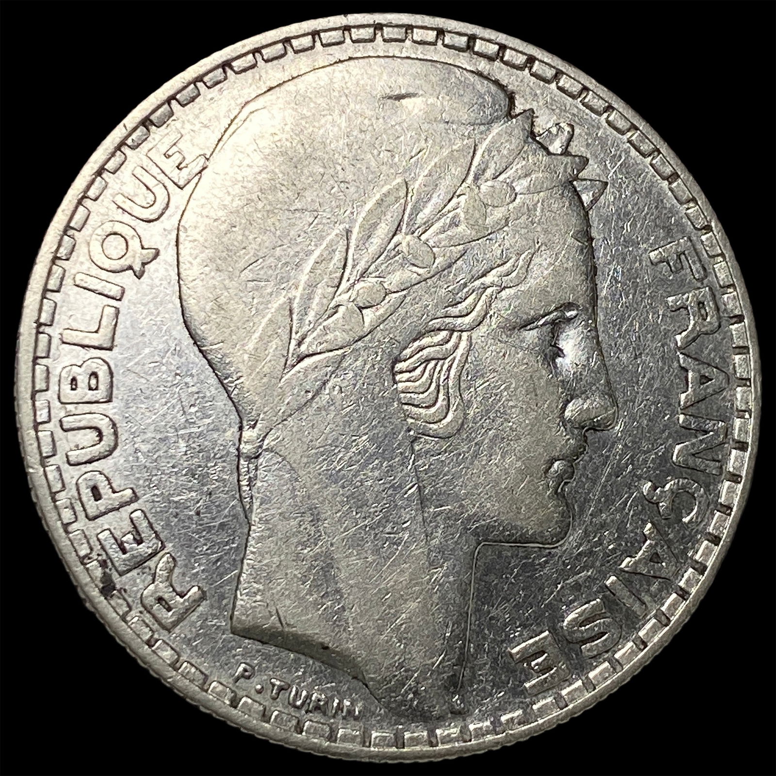 1933 France .4372oz Silver 20 Francs UNCIRCULATED (1 of 2)
