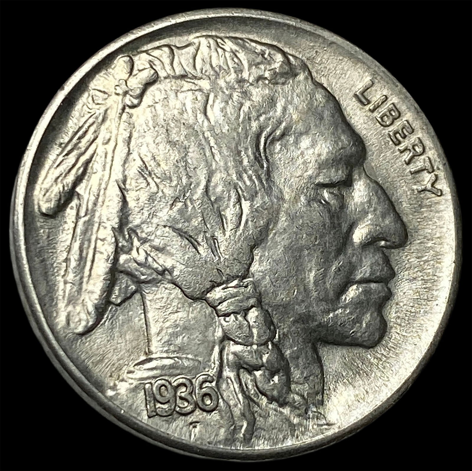 1936-S Buffalo Nickel CHOICE BU (1 of 2)