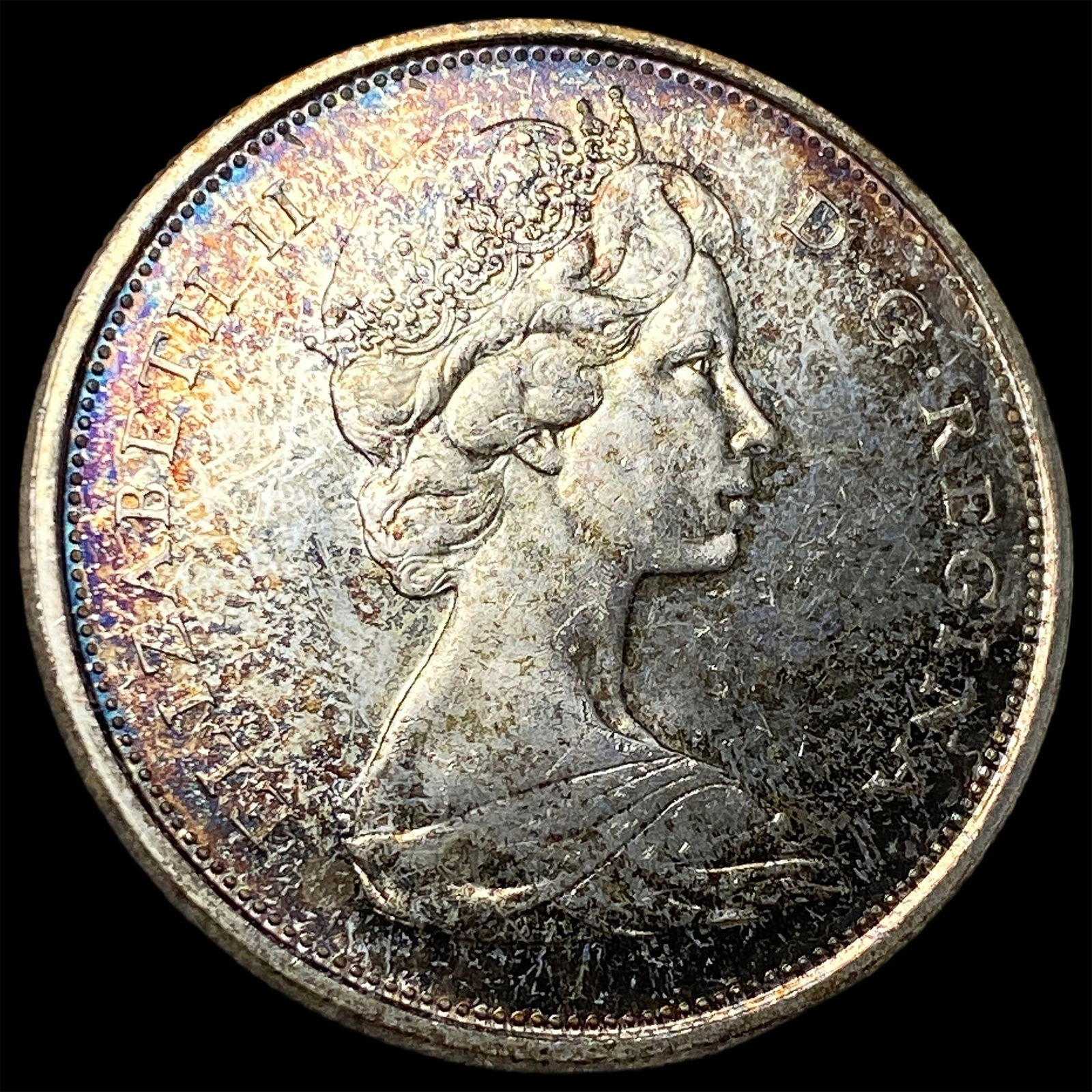 1967 Toned Canada Silver 50 Cents UNCIRCULATED (1 of 2)