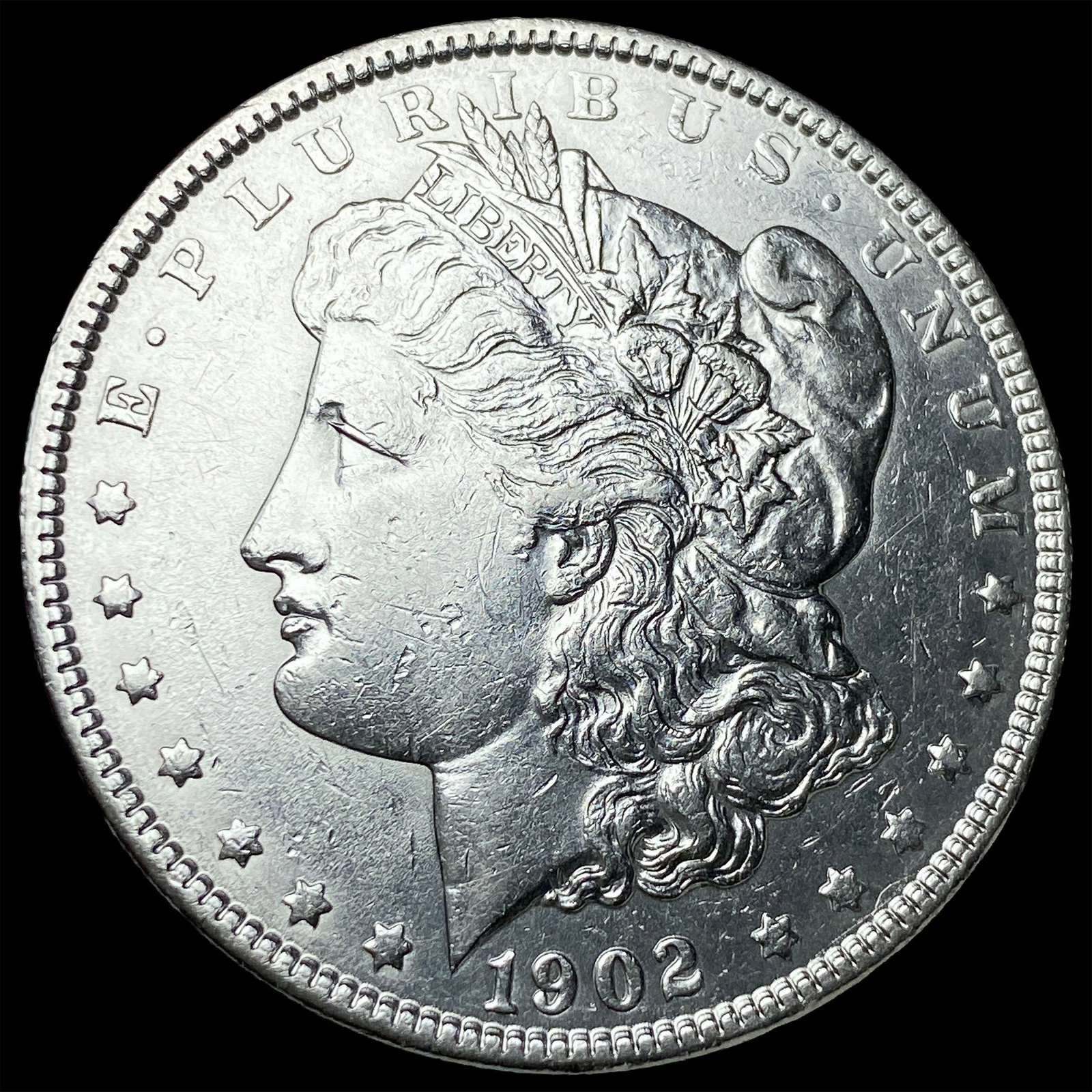 1902 Morgan Silver Dollar CLOSELY UNCIRCULATED: 1902 Morgan Silver Dollar CLOSELY UNCIRCULATED