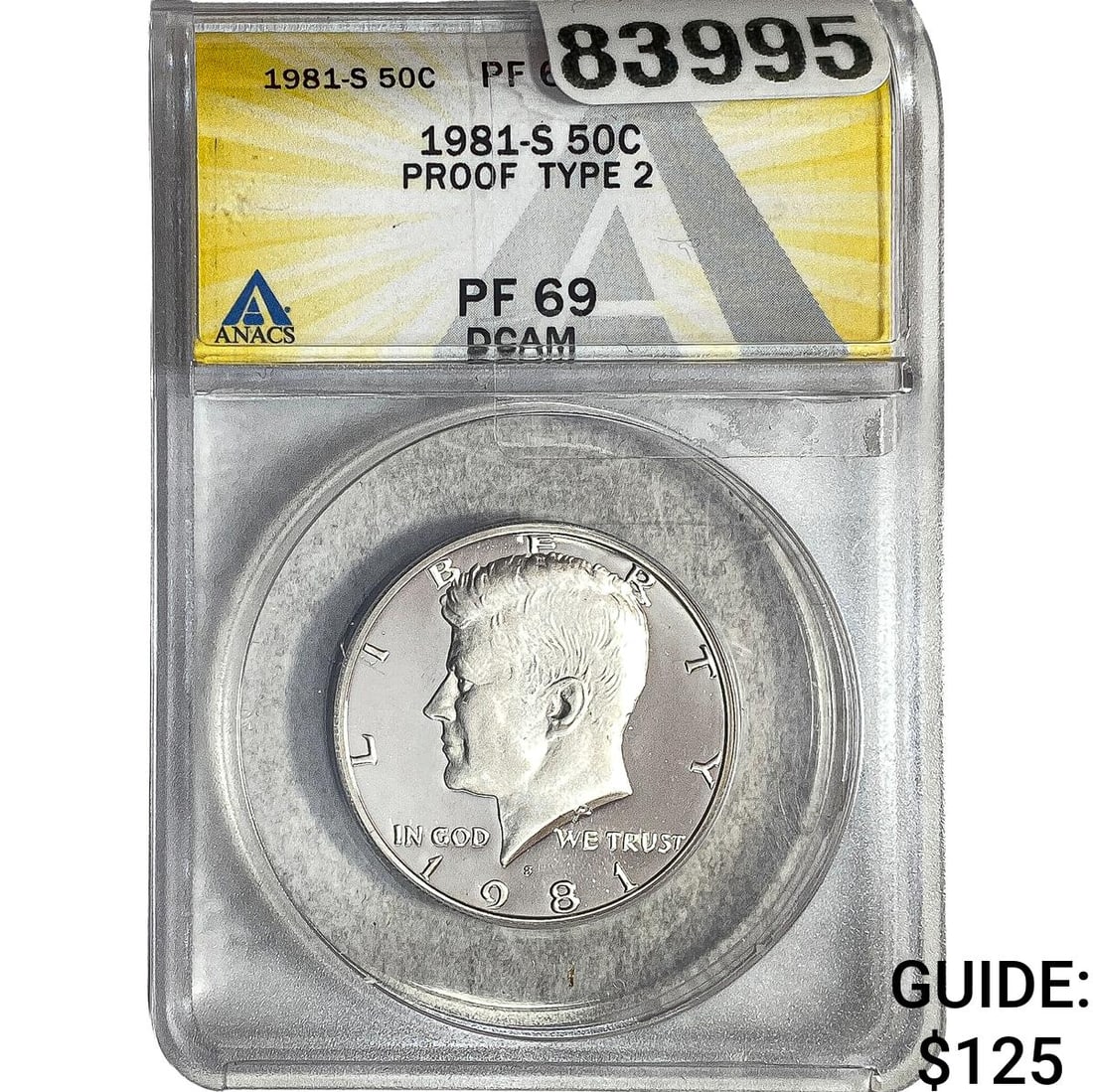 1981-S Kennedy Half Dollar ANACS PF69 DCAM (1 of 2)