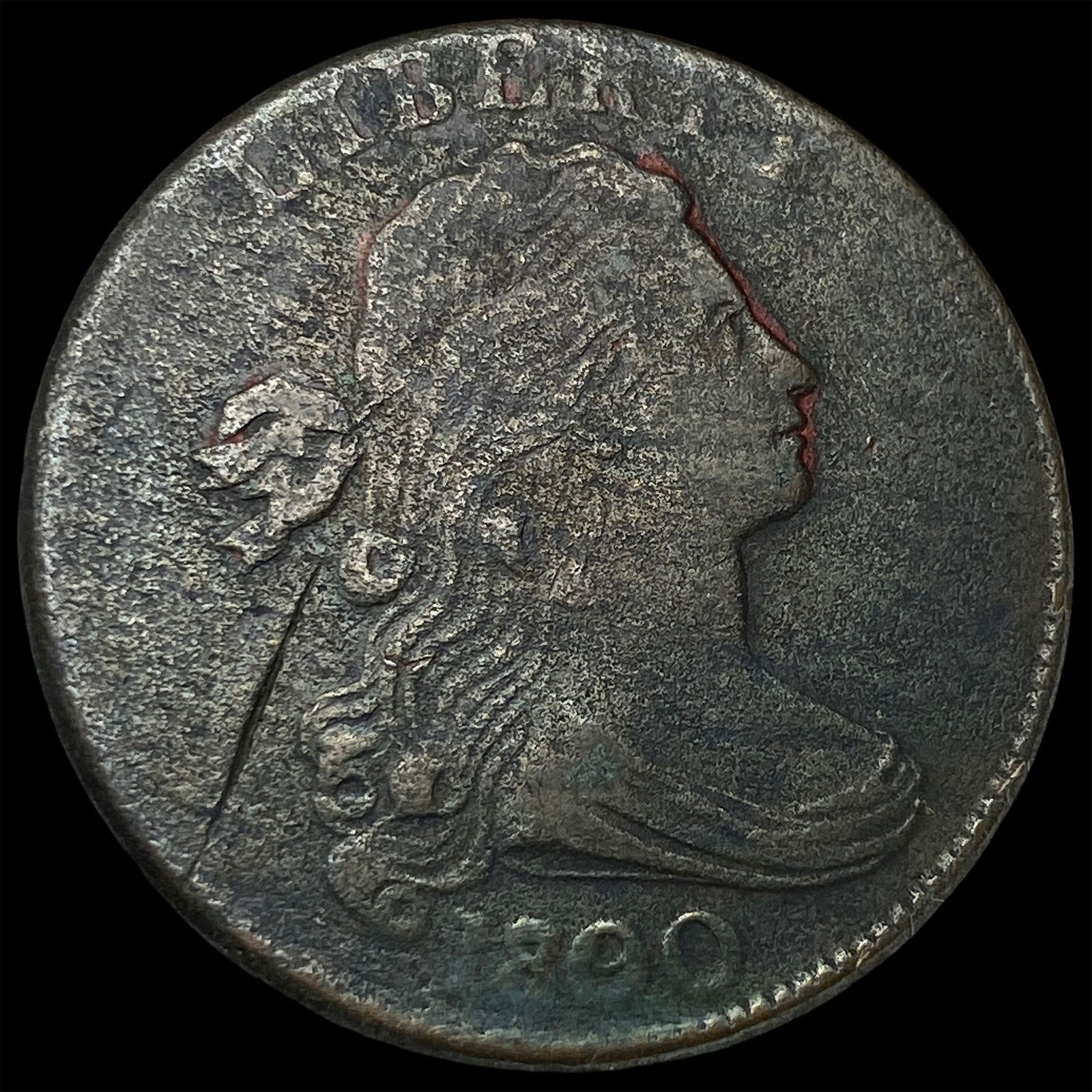1800/79 Draped Bust Large Cent ABOUT UNCIRCULATED: 1800/79 Draped Bust Large Cent ABOUT UNCIRCULATED