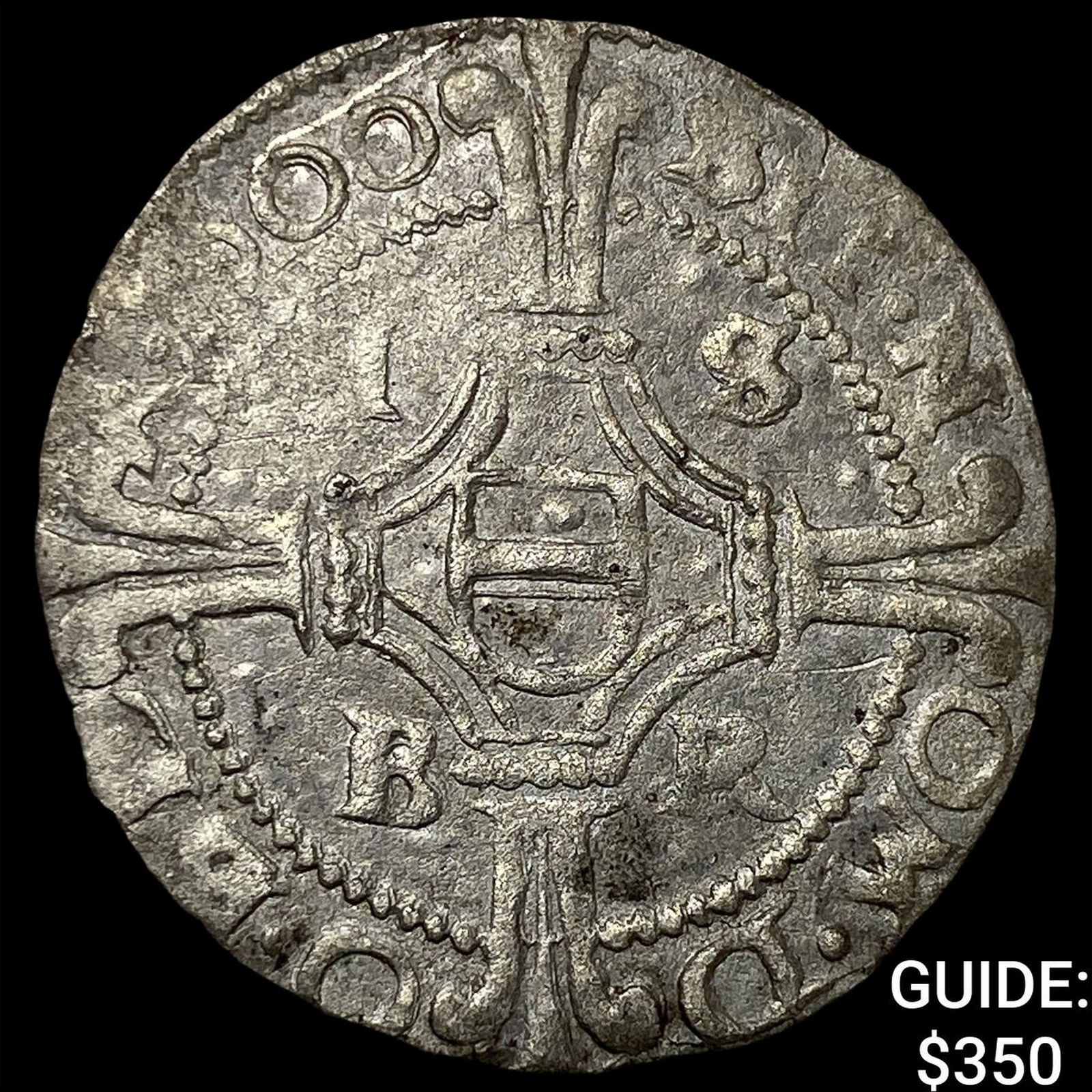 1600 Netherlands Silver 1 Stuiver Groningen CLOSELY UNCIRCULATED: 1600 Netherlands Silver 1 Stuiver Groningen CLOSELY UNCIRCULATED