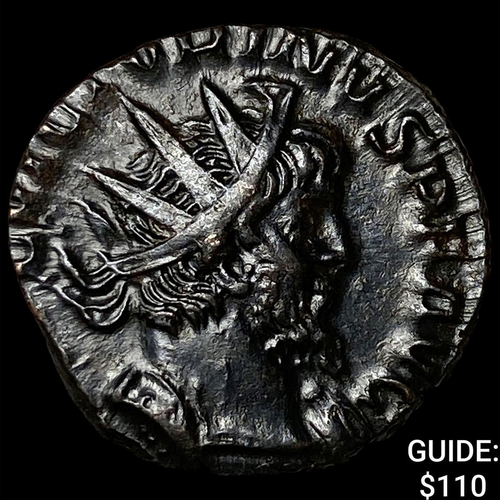 Romano-Gallic Victorinus 269-271 AD Dbl Denarius CHOICE AU: Romano-Gallic Victorinus 269-271 AD Dbl Denarius CHOICE AU