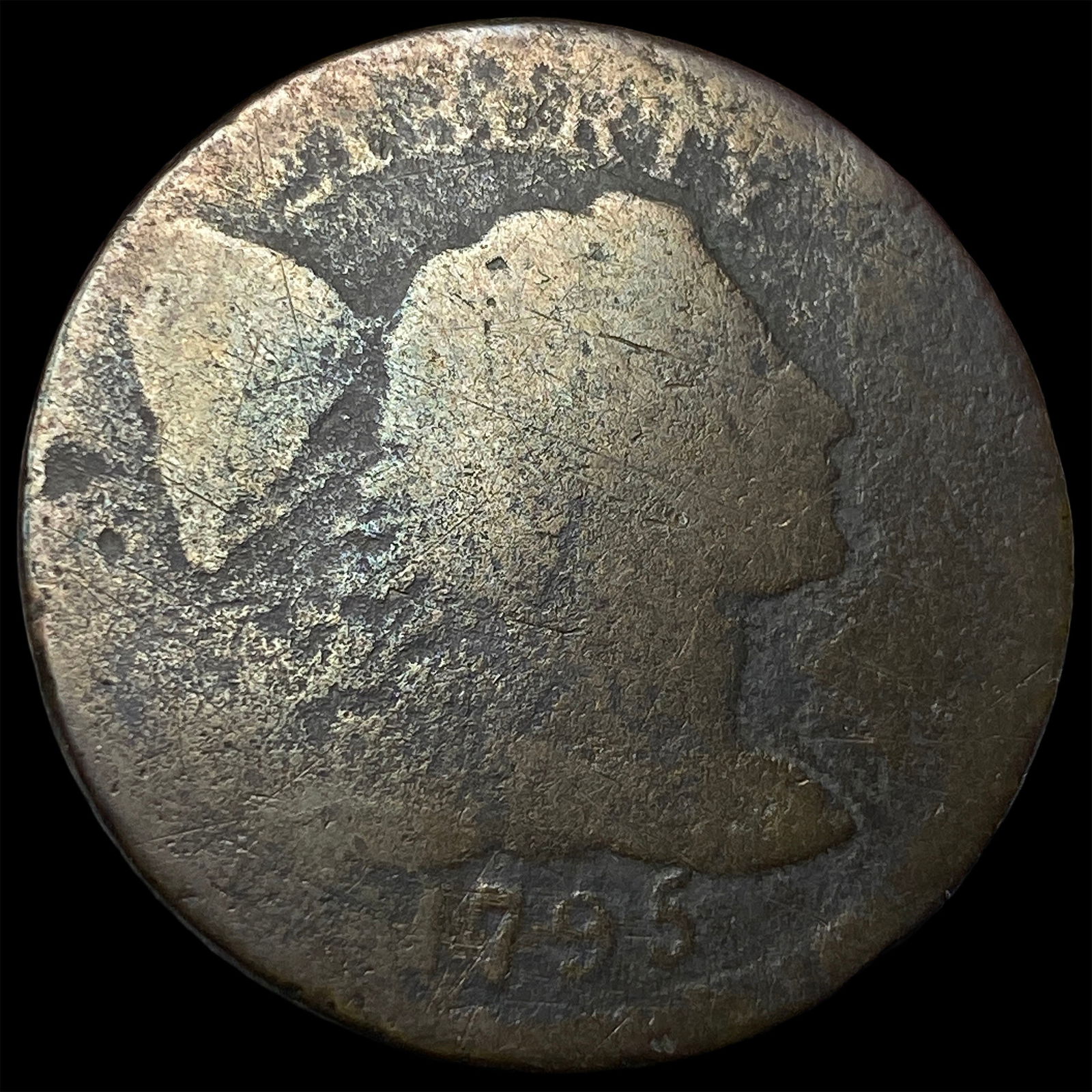 1795 Liberty Cap Large Cent NICELY CIRCULATED (1 of 2)