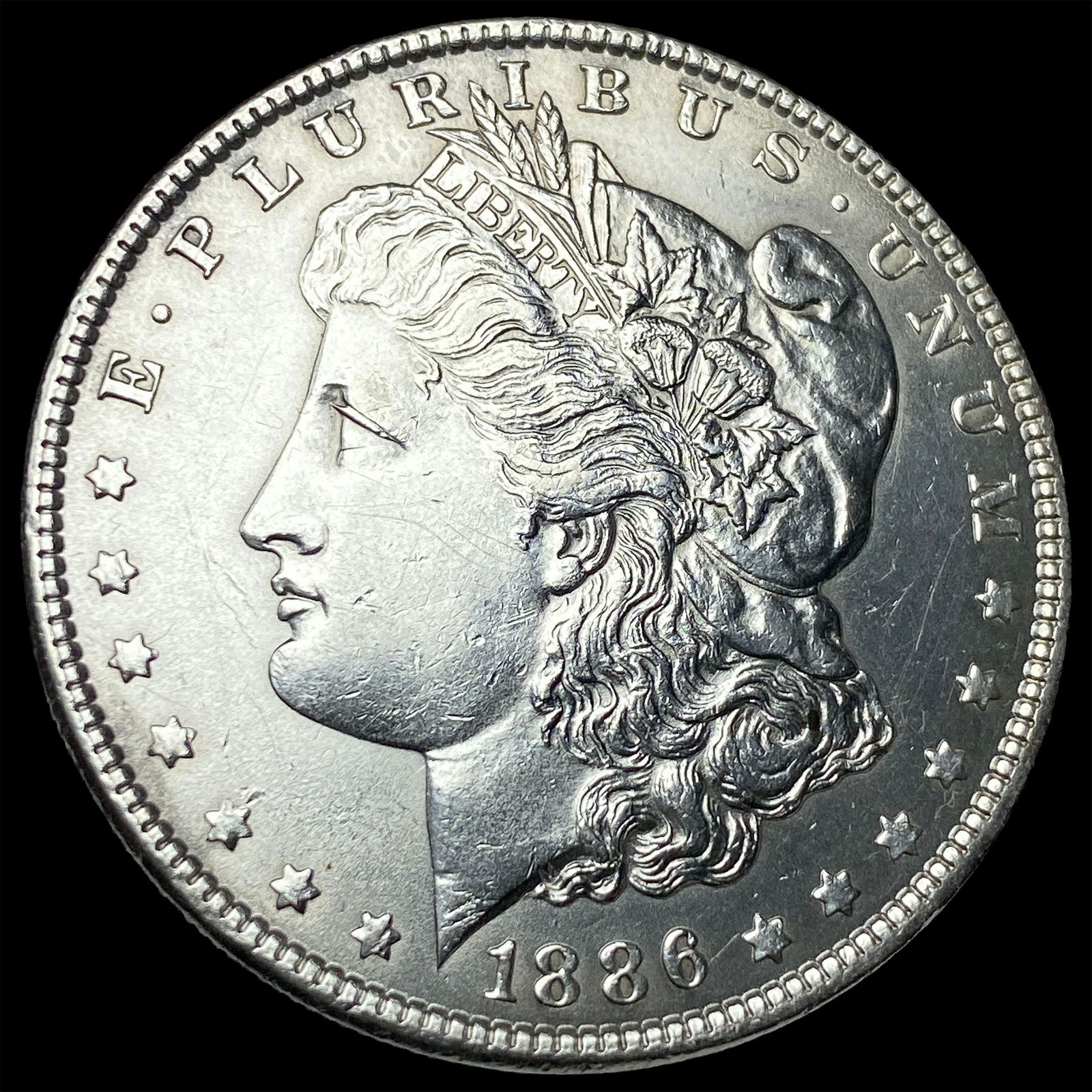 1886 Silver Morgan Dollar UNCIRCULATED: 1886 Silver Morgan Dollar UNCIRCULATED