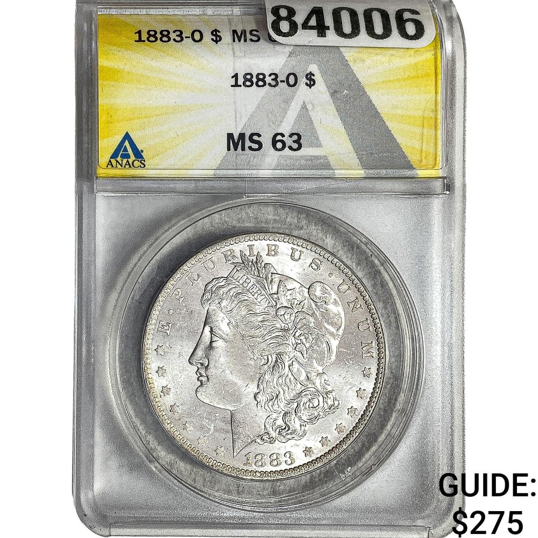 1883-O Morgan Silver Dollar ANACS MS63 (1 of 2)