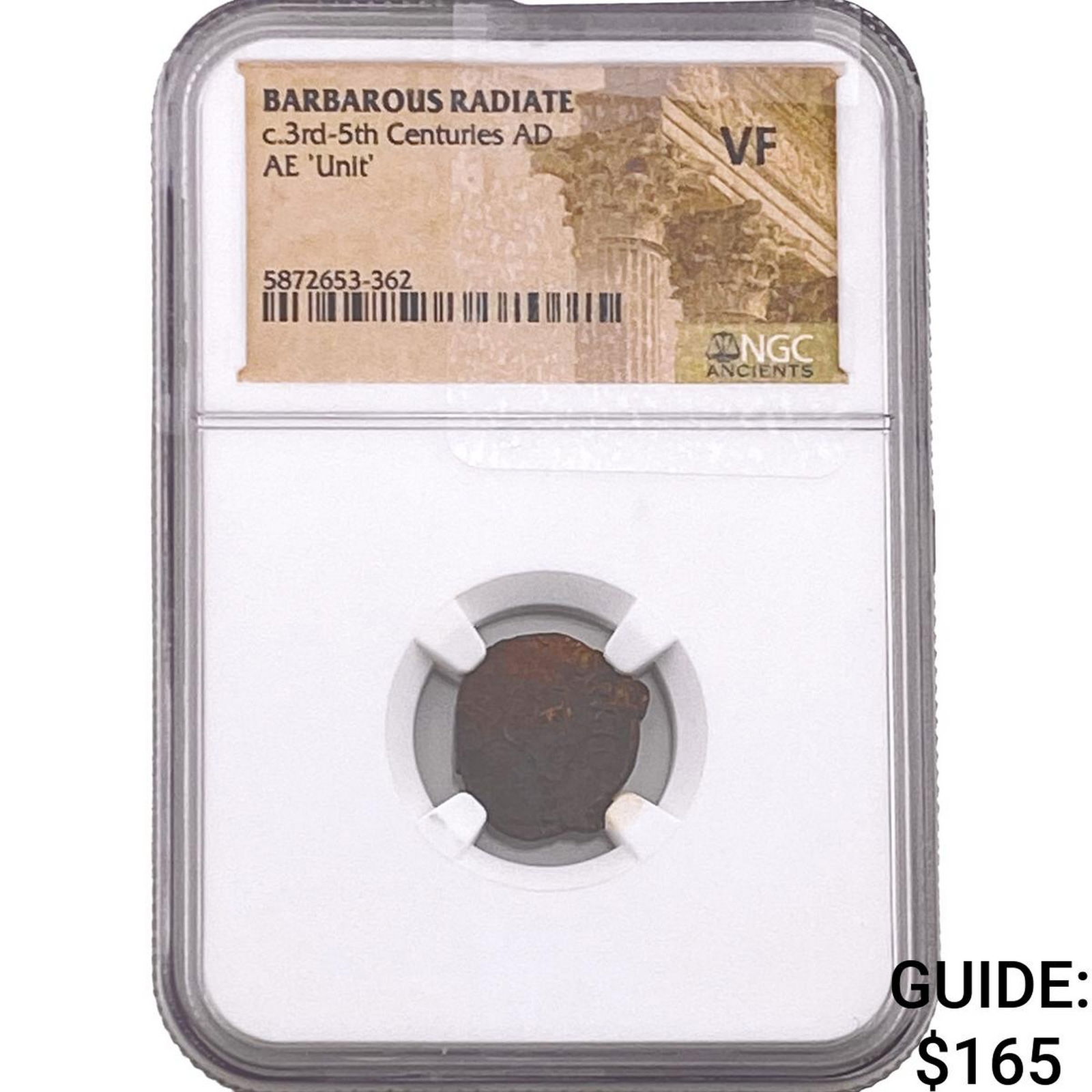 Barbarous Radiate 3rd-5th Cent AD Bronze Unit VF: Barbarous Radiate 3rd-5th Cent AD Bronze Unit VF