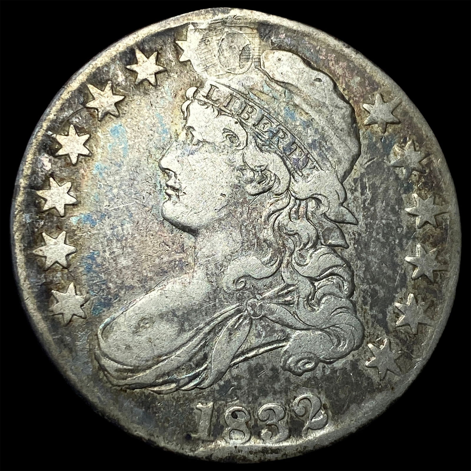 1832 Capped Bust Half Dollar NICELY CIRCULATED: 1832 Capped Bust Half Dollar NICELY CIRCULATED