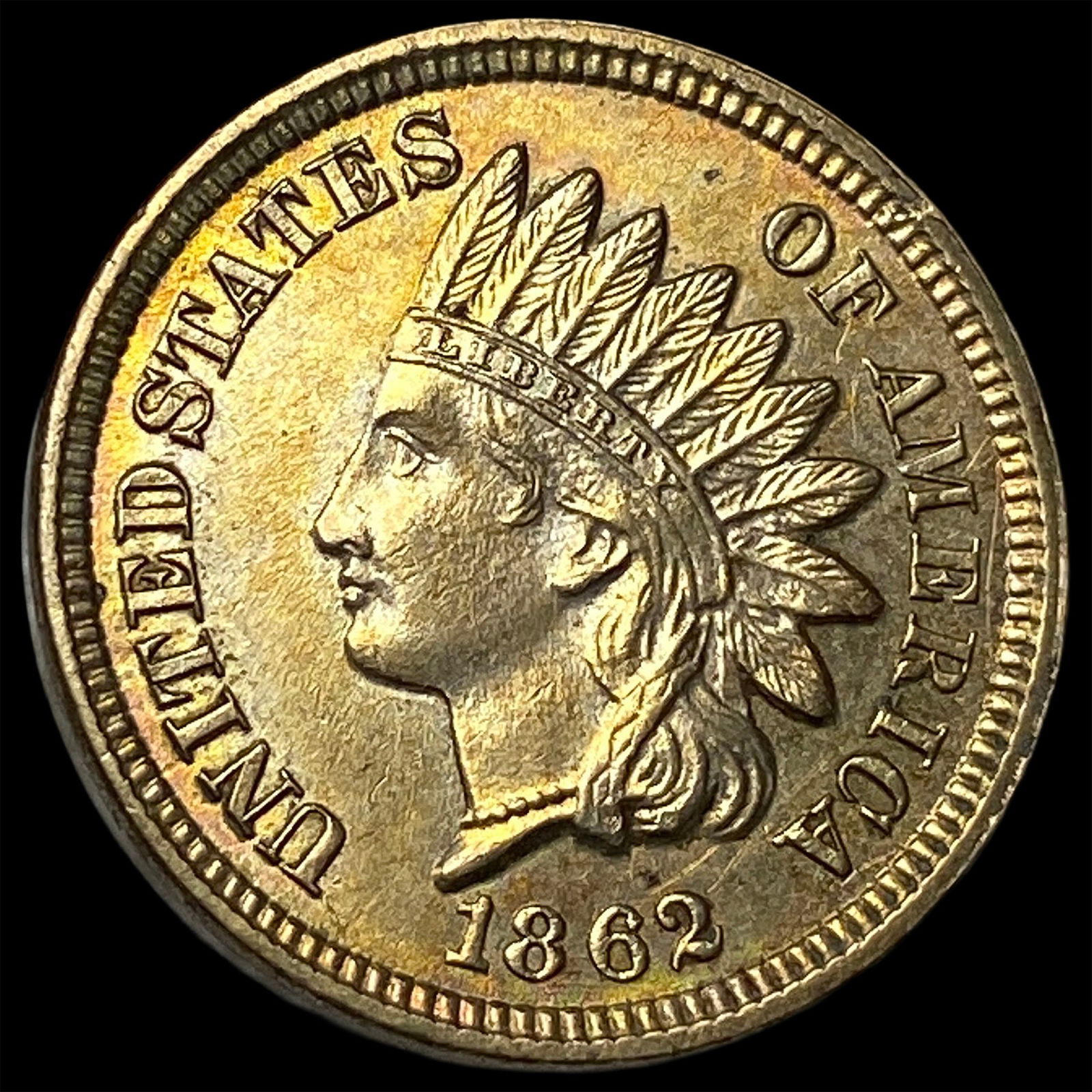 1862 Copper-Nickel Indian Head Cent UNCIRCULATED: 1862 Copper-Nickel Indian Head Cent UNCIRCULATED