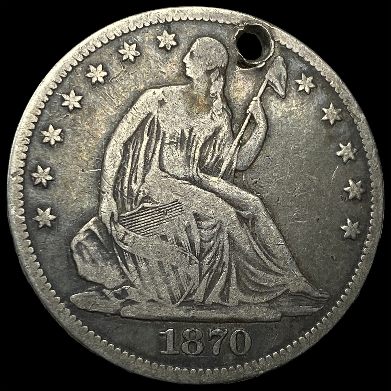1870 Seated Liberty Half Dollar HIGH GRADE (1 of 2)