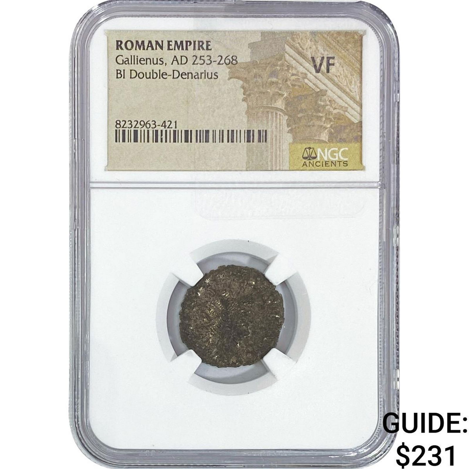 Roman Gallienus, AD 253-268 BI Double-Denarius: Roman Gallienus, AD 253-268 BI Double-Denarius