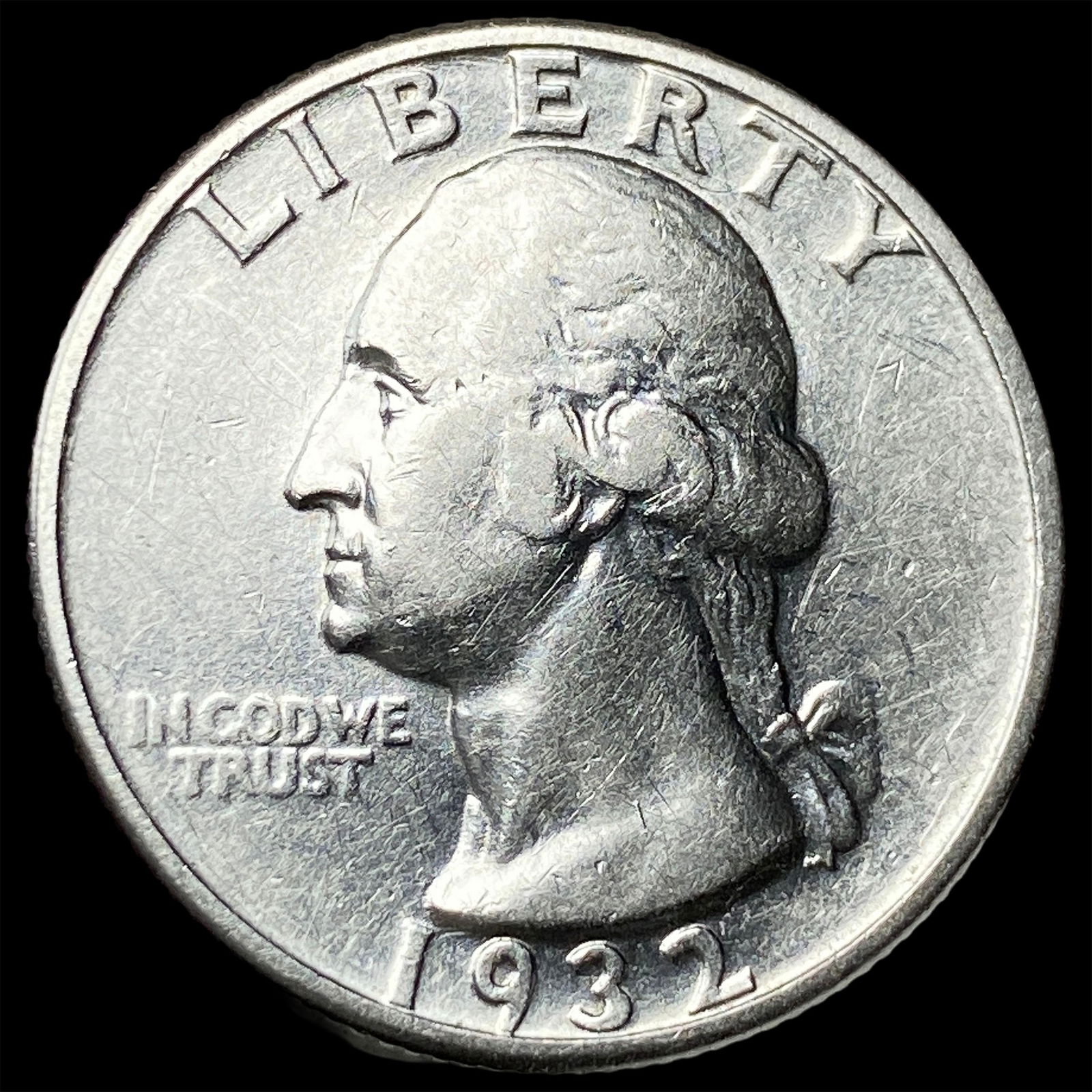 1932-D Silver Washington Quarter CLOSELY UNCIRCULATED: 1932-D Silver Washington Quarter CLOSELY UNCIRCULATED