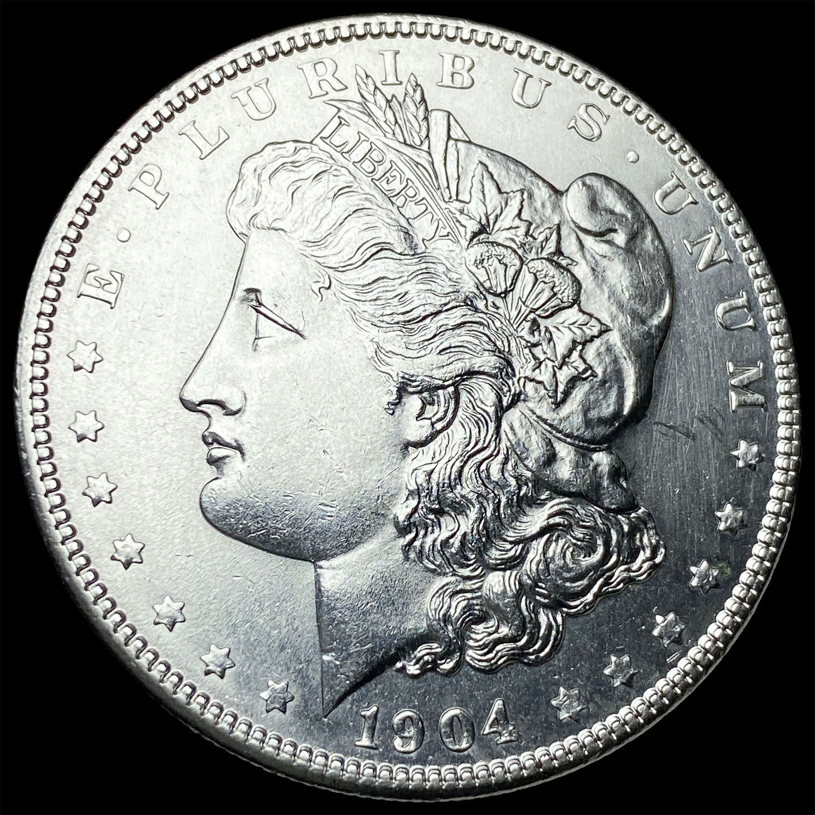 1904 Morgan Silver Dollar UNCIRCULATED: 1904 Morgan Silver Dollar UNCIRCULATED