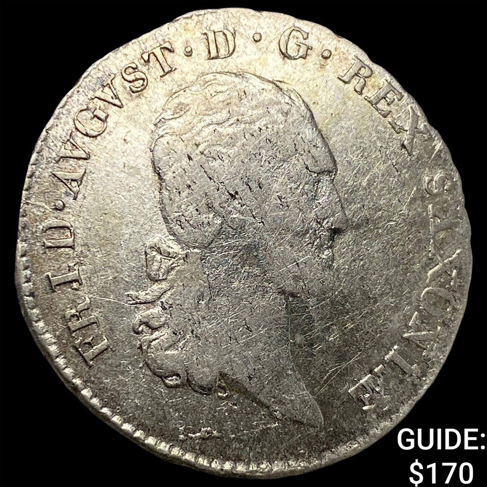 1810 Germany Saxony 1/6 Thaler UNCIRCULATED: 1810 Germany Saxony 1/6 Thaler UNCIRCULATED