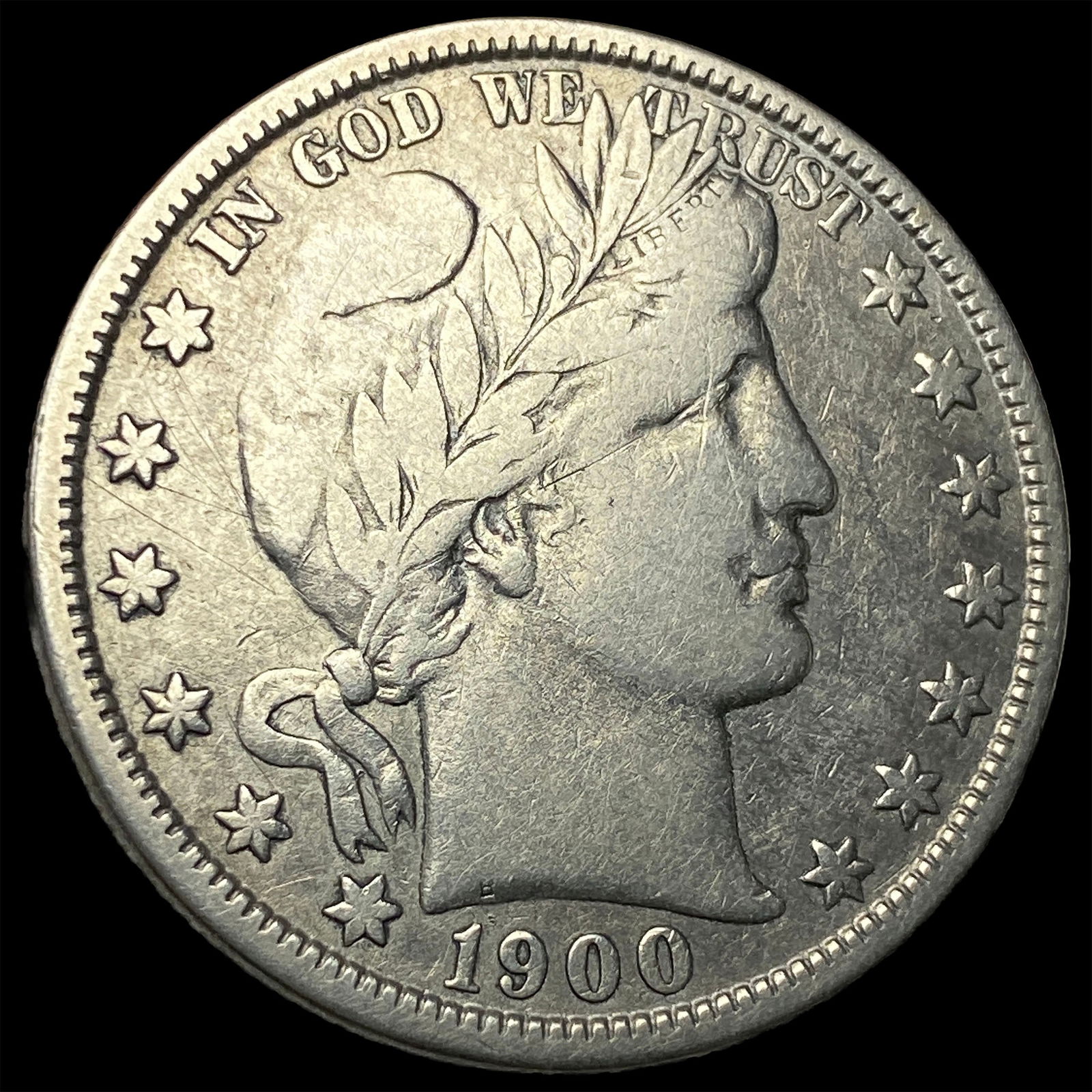 1900-O Silver Barber Half Dollar LIGHTLY CIRCULATED (1 of 2)