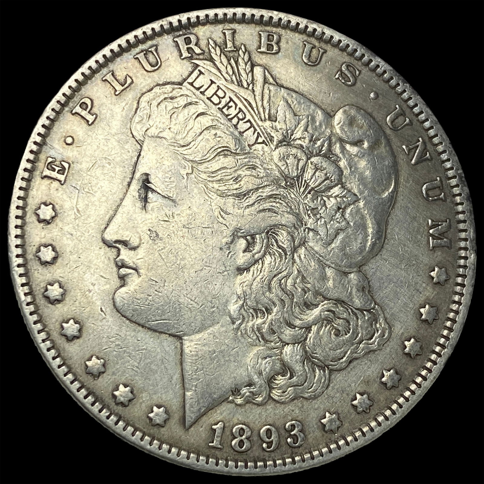 1893 Morgan Silver Dollar CLOSELY UNCIRCULATED (1 of 2)