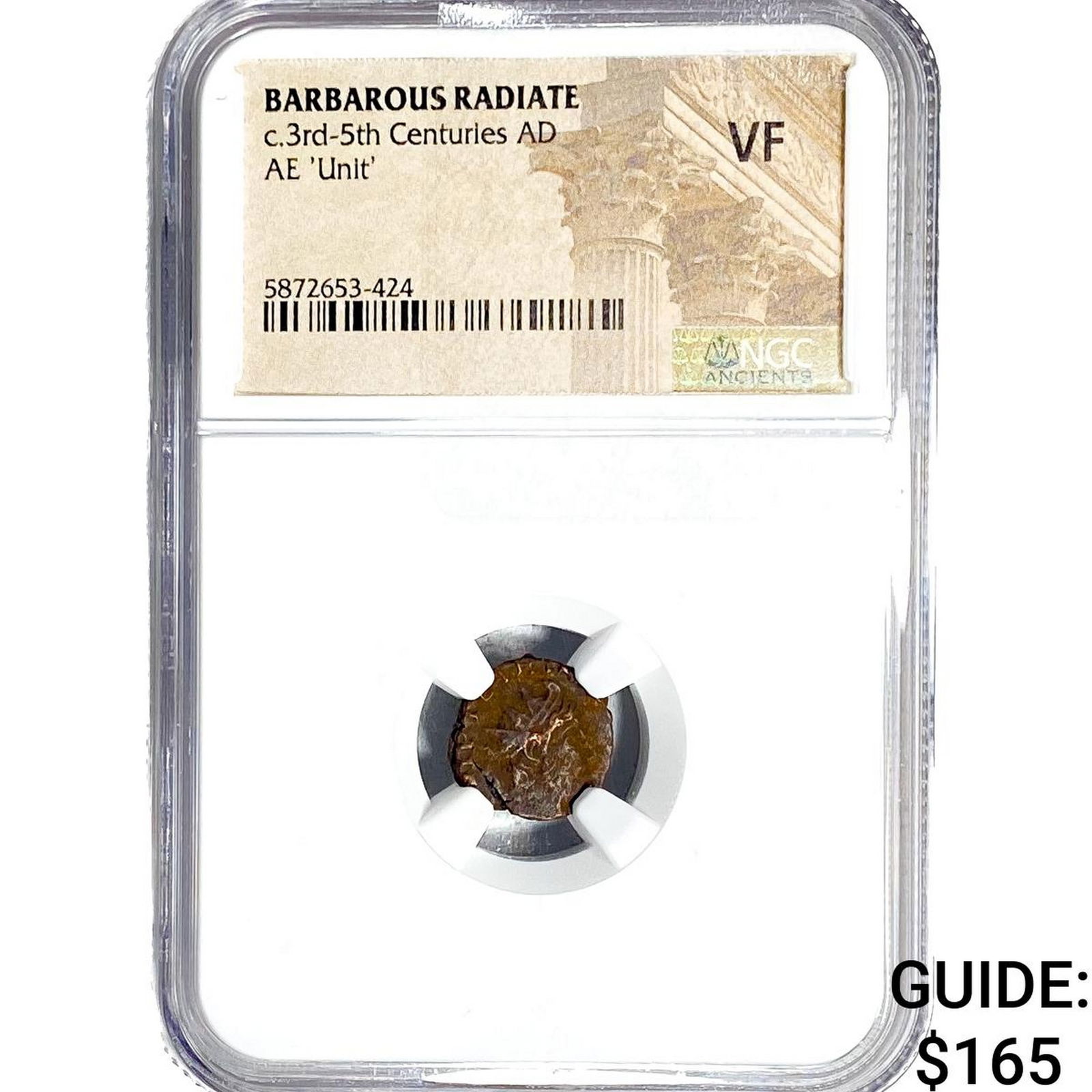 Barbarous Radiate 3rd-5th Cent AD Bronze Unit NGC VF (1 of 2)