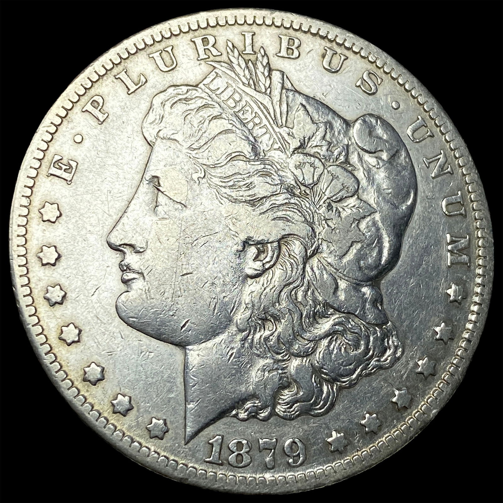 1879-CC Silver Morgan Dollar LIGHTLY CIRCULATED (1 of 2)