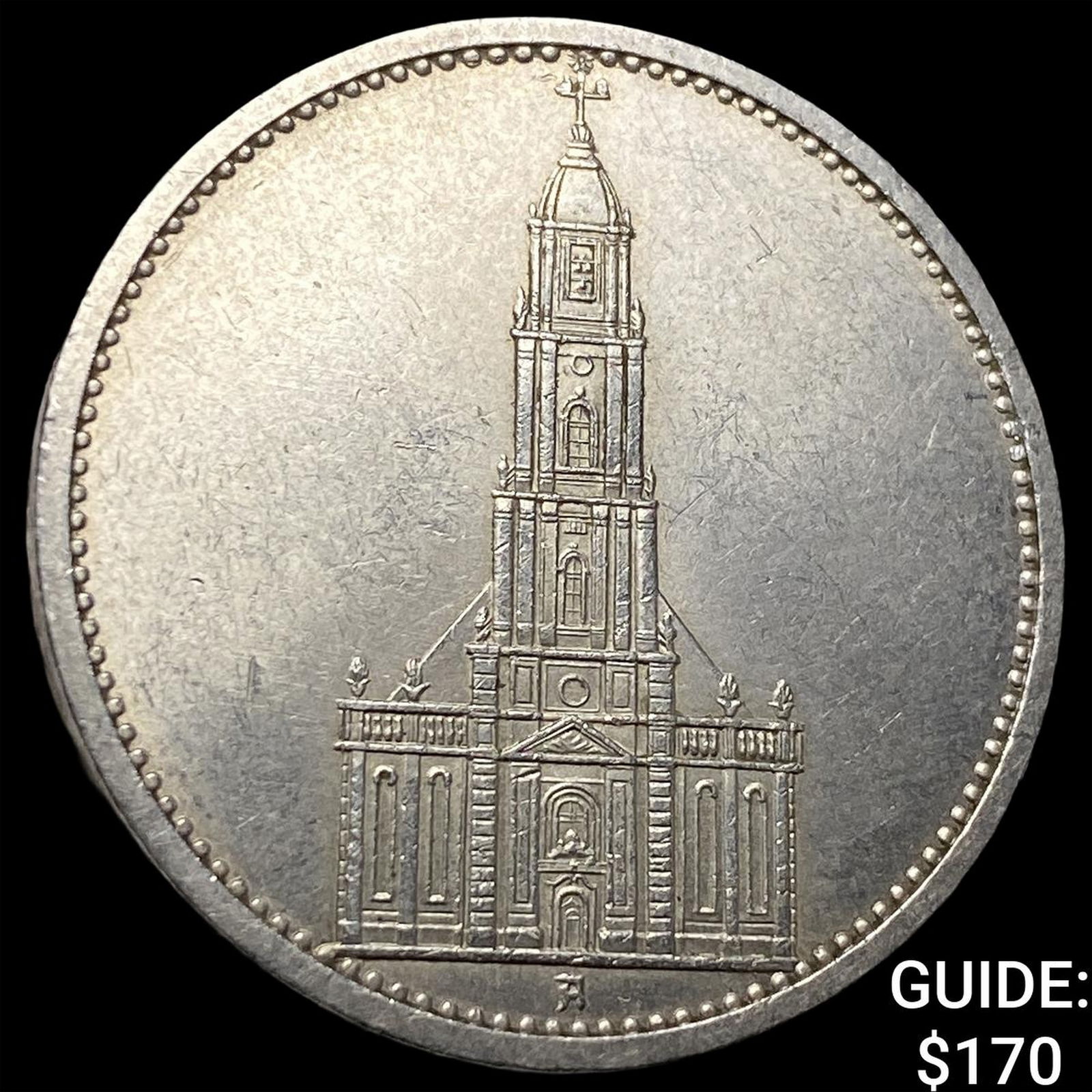 1934-A Germany Silver 5 Reichsmark UNCIRCULATED: 1934-A Germany Silver 5 Reichsmark UNCIRCULATED