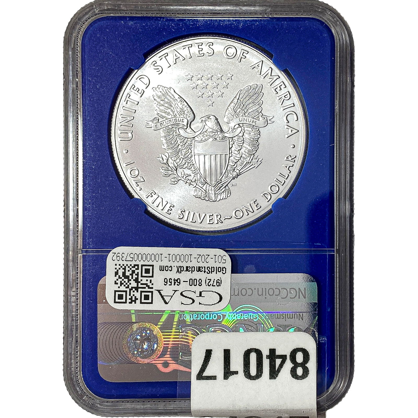 2017[P] Silver Eagle NGC MS70 - 2