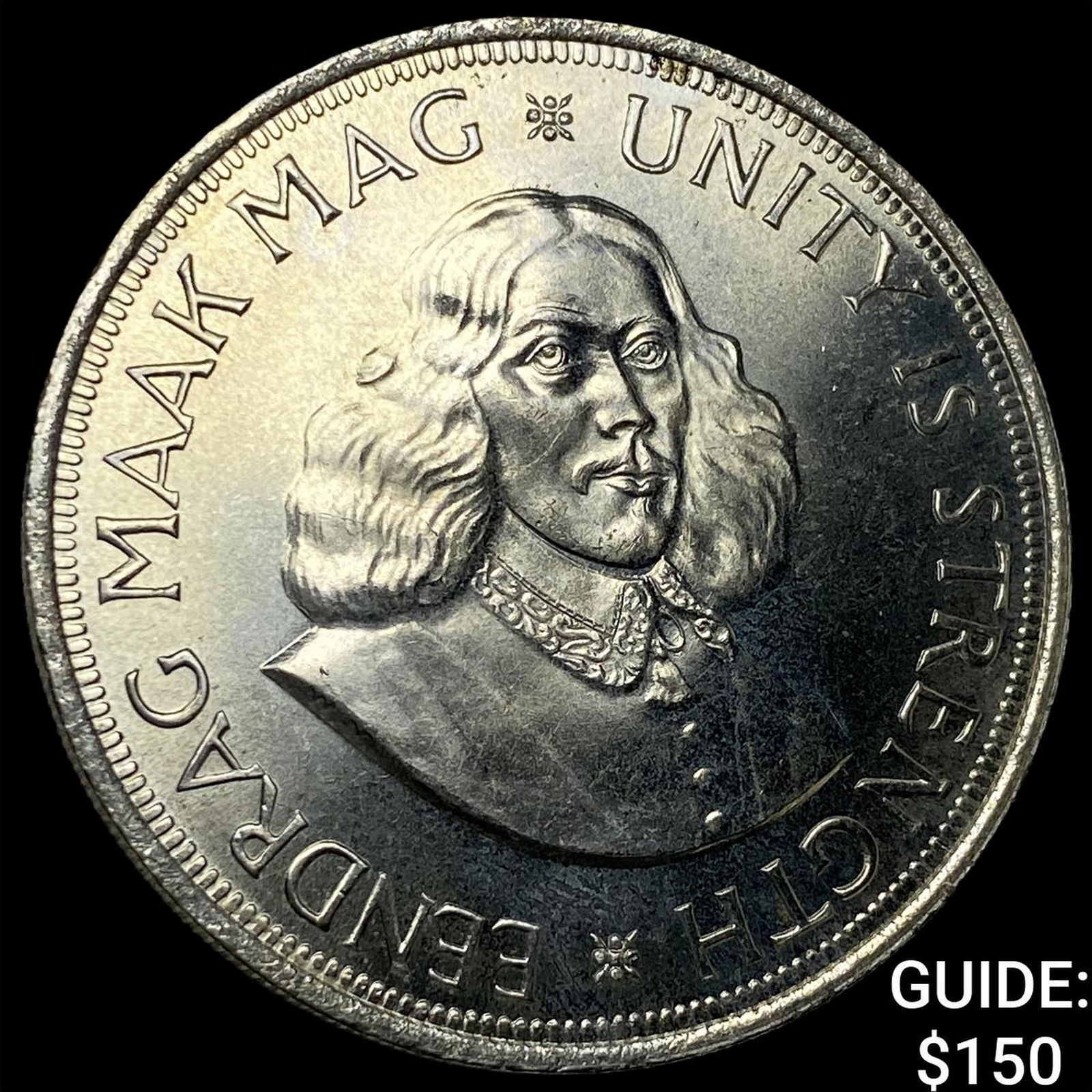 1964 South Africa .4546oz Silver 50 Cents CLOSELY UNCIRCULATED: 1964 South Africa .4546oz Silver 50 Cents CLOSELY UNCIRCULATED