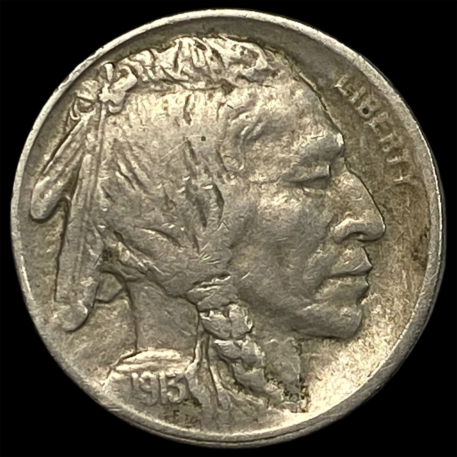 1913-S Buffalo Nickel NEARLY UNCIRCULATED (1 of 2)