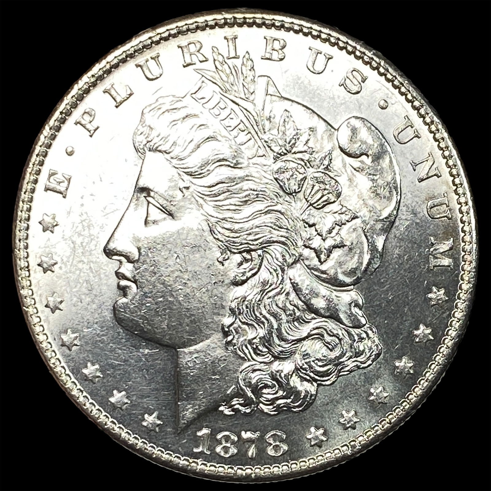 1878-S Silver Morgan Dollar CHOICE BU (1 of 2)