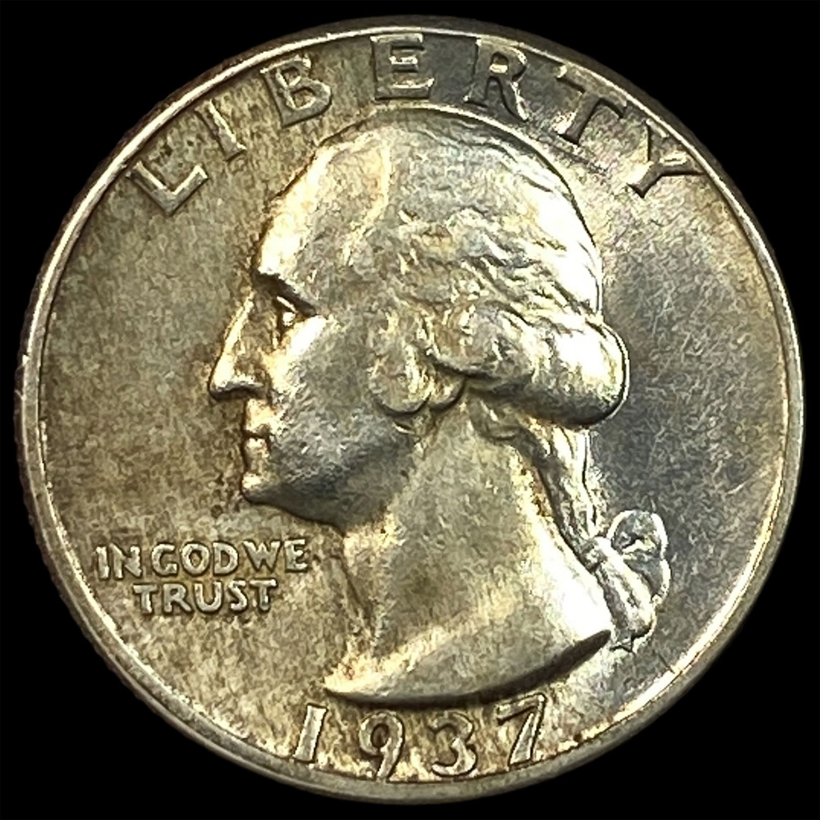 1937 Washington Silver Quarter UNCIRCULATED (1 of 2)