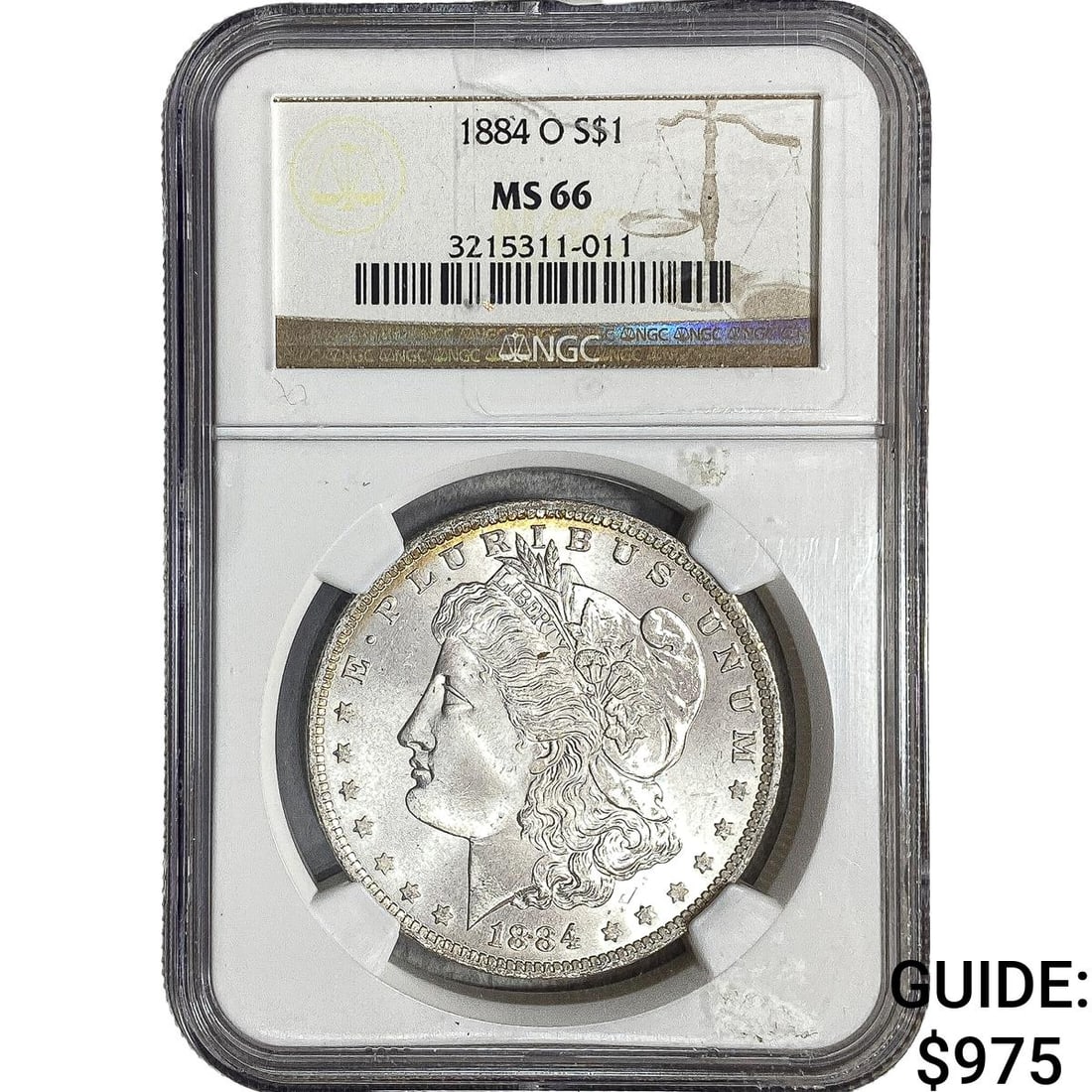 1884-O Morgan Silver Dollar NGC MS66 (1 of 2)