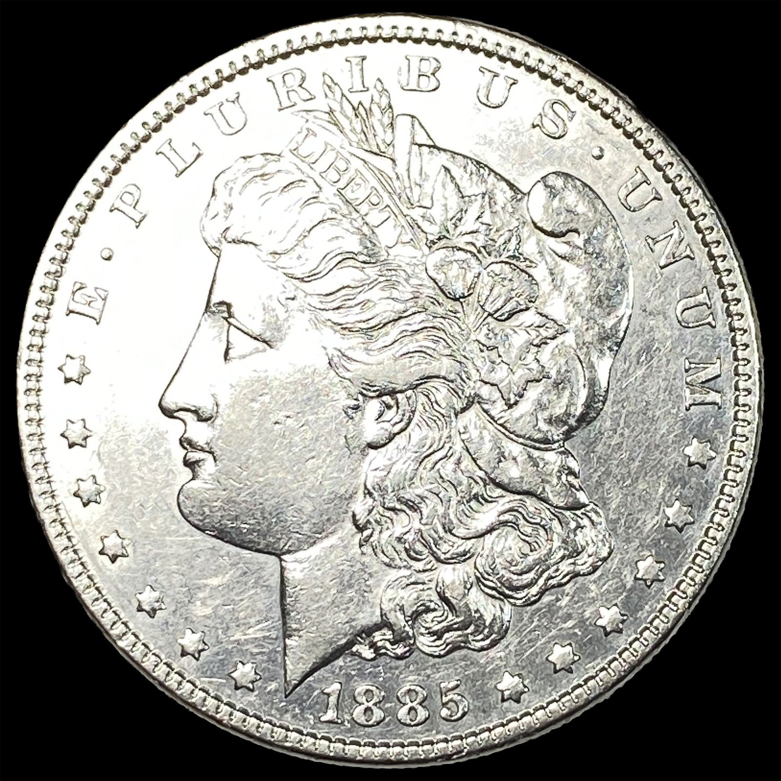 1885 Silver Morgan Dollar CLOSELY UNCIRCULATED: 1885 Silver Morgan Dollar CLOSELY UNCIRCULATED