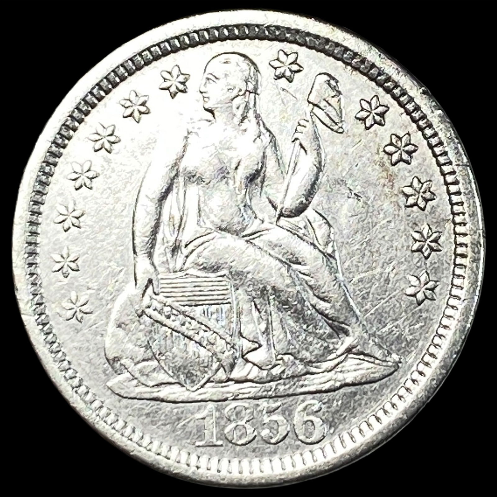 1856 Seated Liberty Dime CLOSELY UNCIRCULATED (1 of 2)