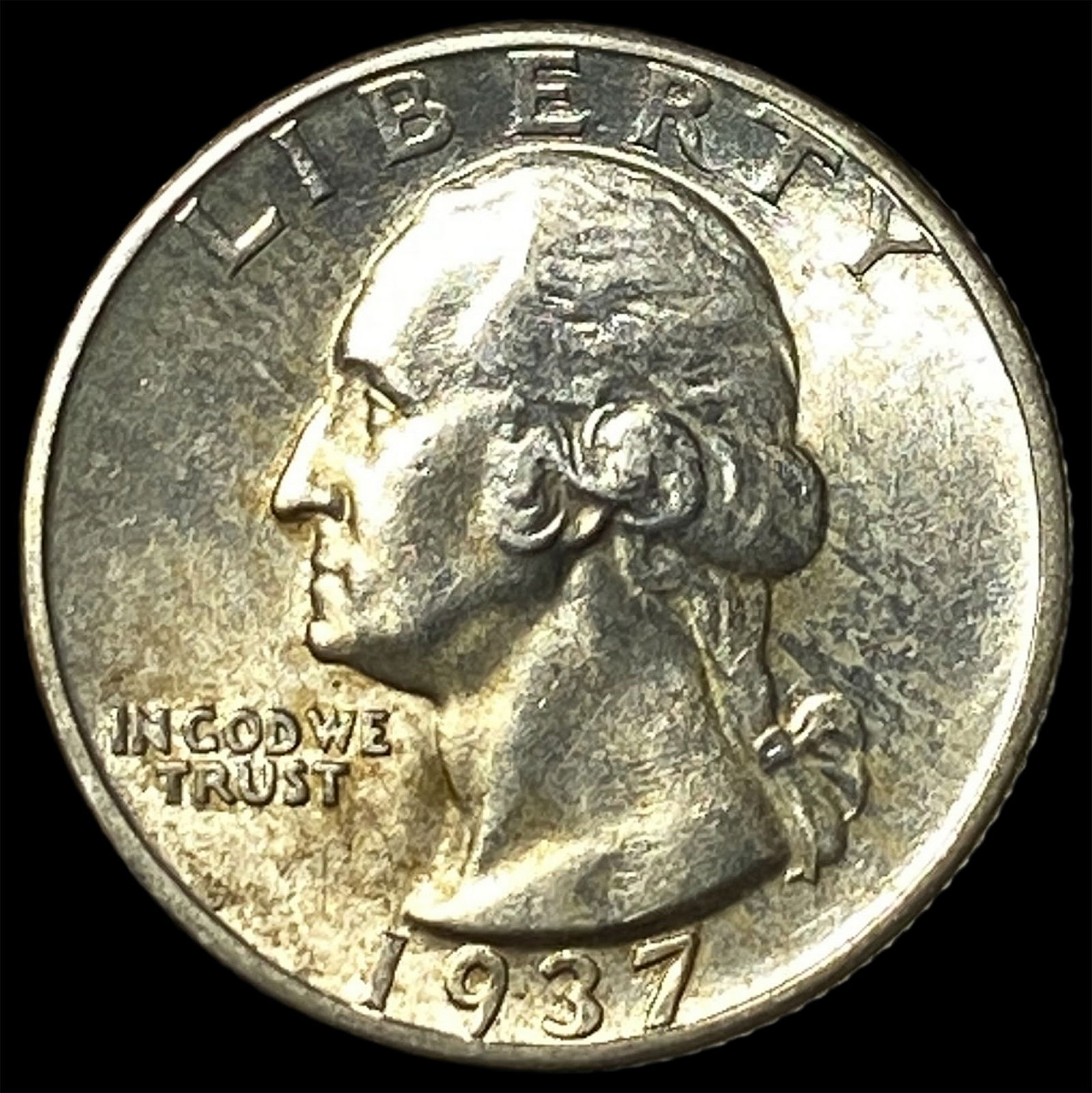 1937 Silver Washington Quarter UNCIRCULATED (1 of 2)