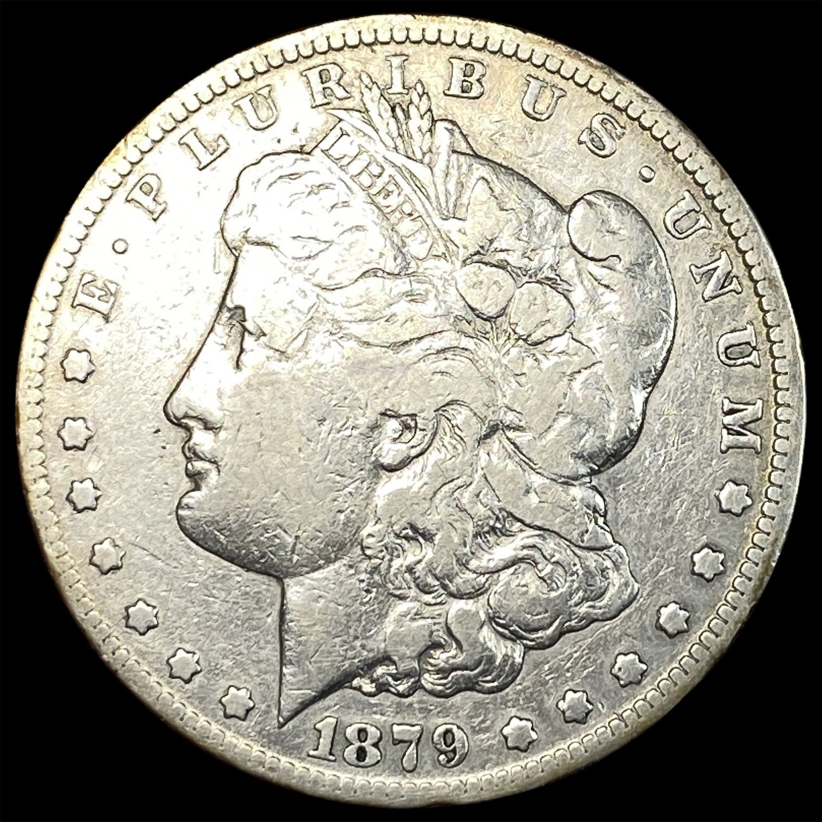 1879-CC Silver Morgan Dollar LIGHTLY CIRCULATED (1 of 2)