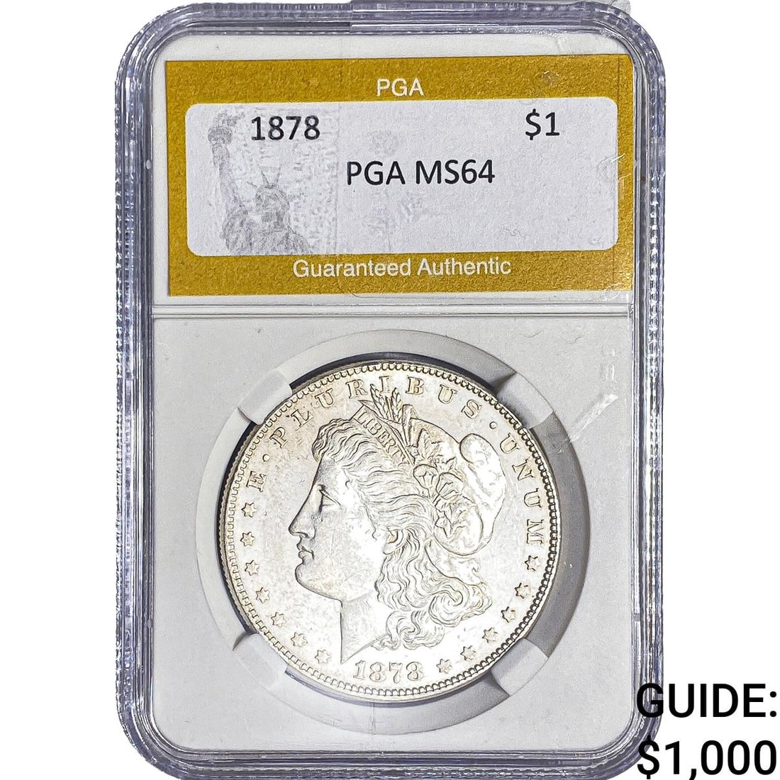 1878 Morgan Silver Dollar PGA MS64 (1 of 2)