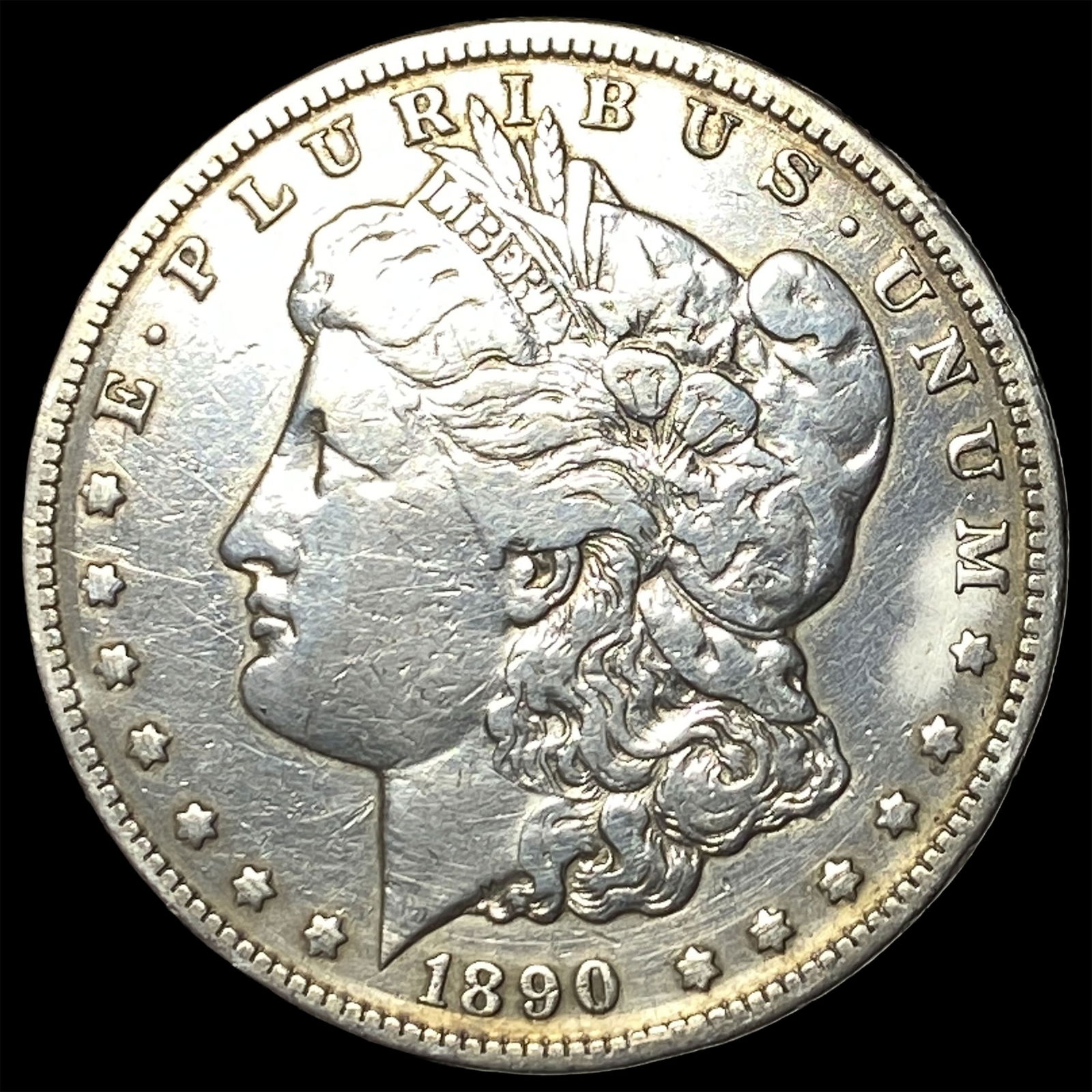 1890-CC Silver Morgan Dollar LIGHTLY CIRCULATED (1 of 2)