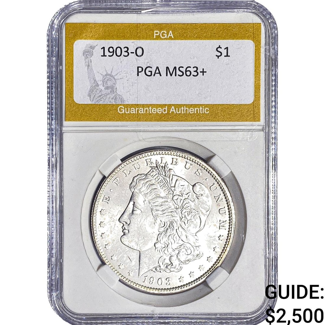 1903-O Morgan Silver Dollar PGA MS63+ (1 of 2)