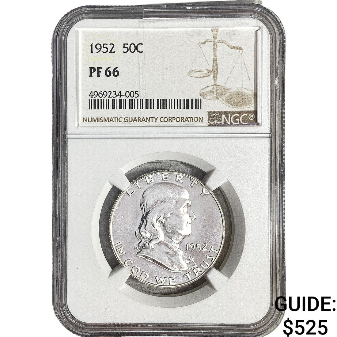 1952 Franklin Half Dollar NGC PF66 (1 of 2)