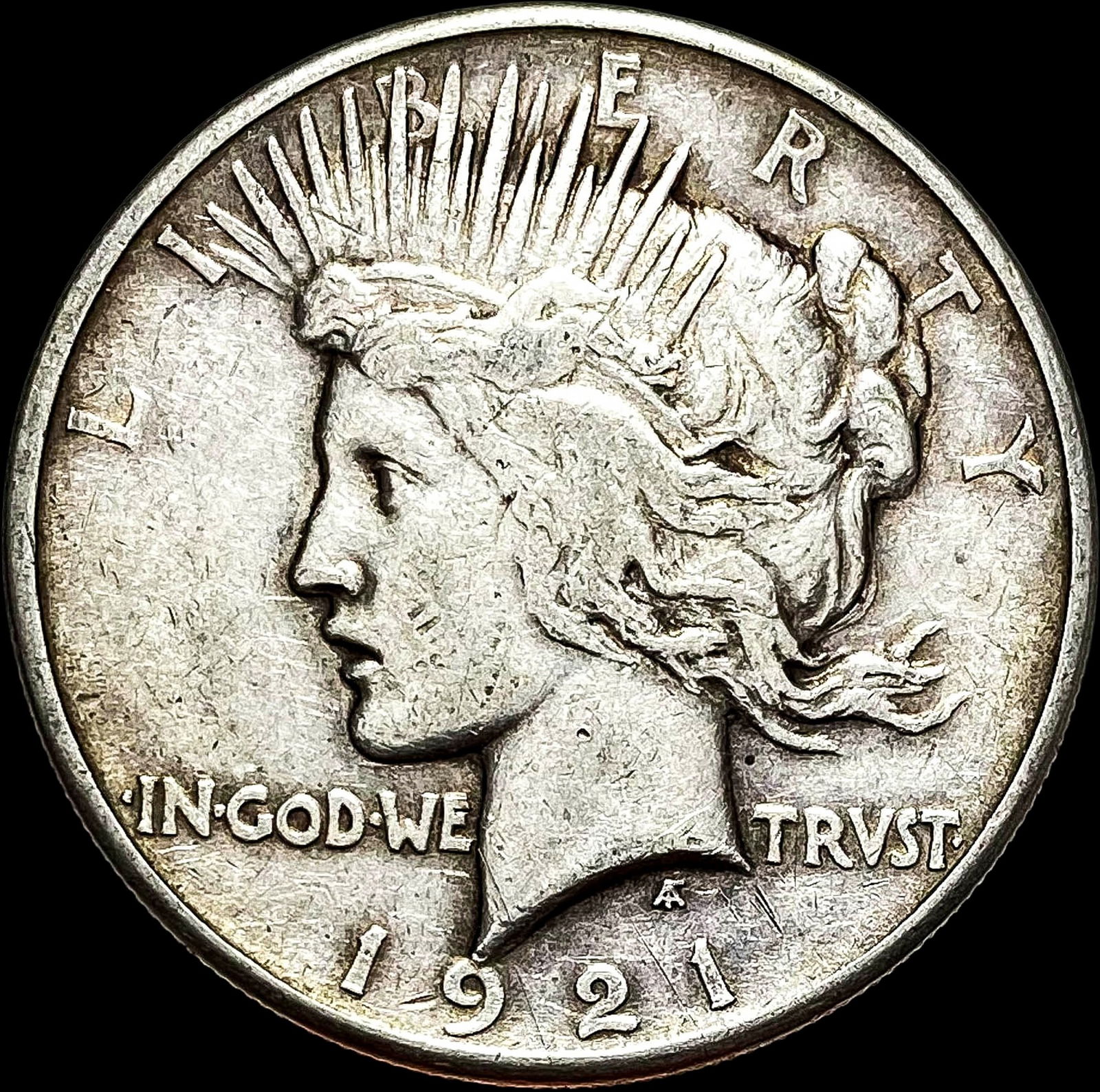1921 Silver Peace Dollar CLOSELY UNCIRCULATED: 1921 Silver Peace Dollar CLOSELY UNCIRCULATED