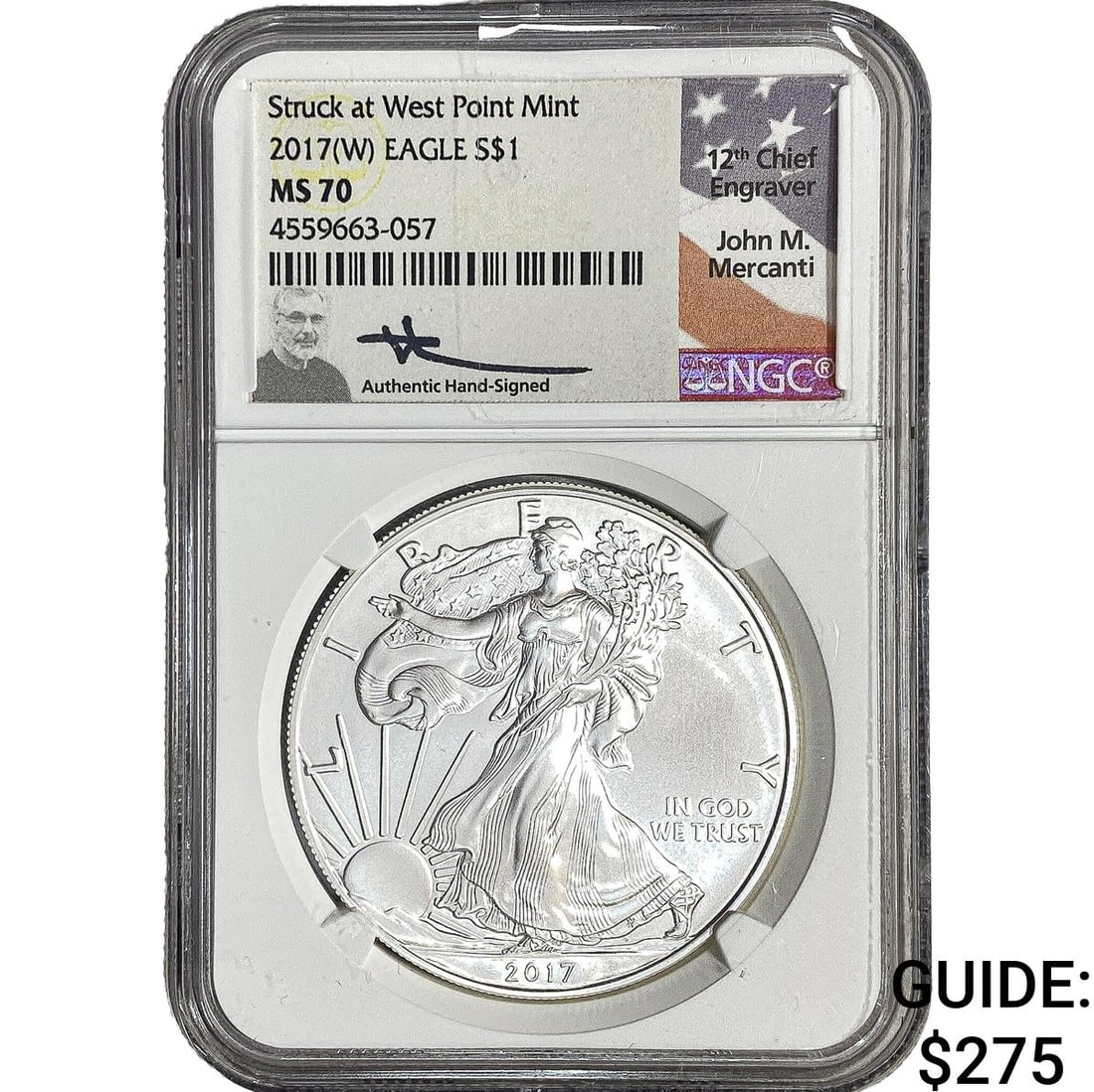2017[W] Silver Eagle NGC MS70 (1 of 2)