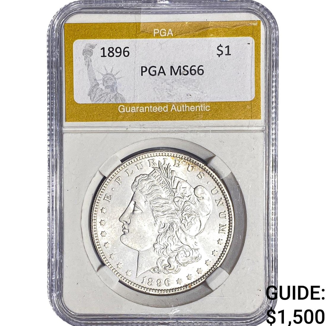 1896 Morgan Silver Dollar PGA MS66 (1 of 2)