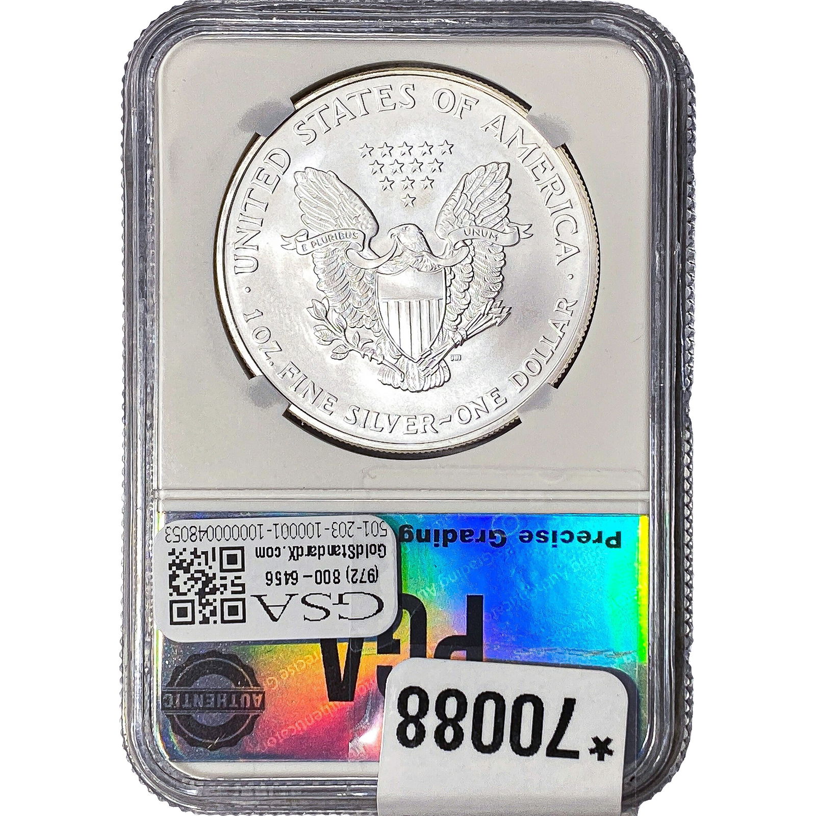 2007 Silver Eagle PGA MS70 - 2