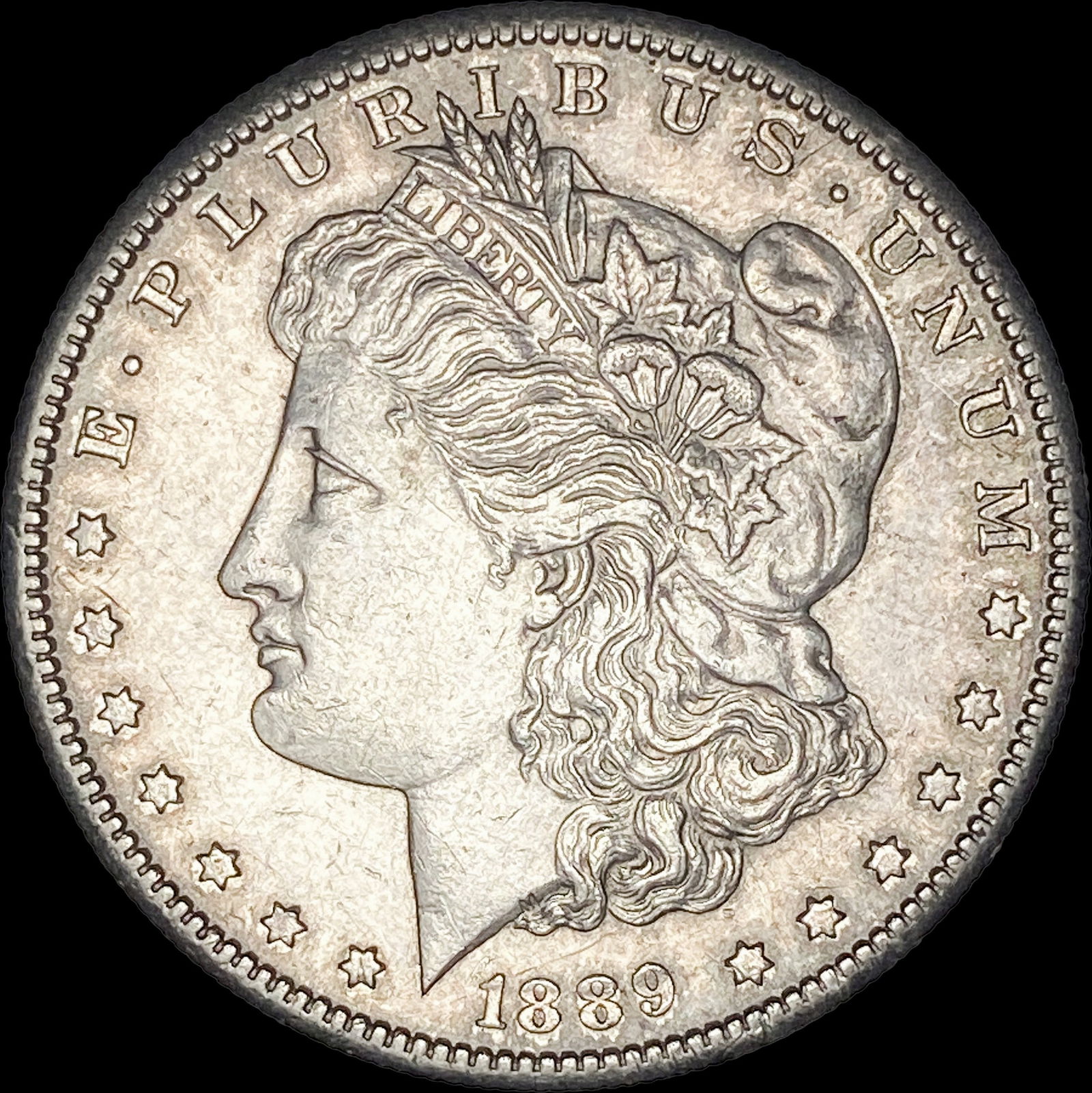 1889-S Silver Morgan Dollar CHOICE AU: 1889-S Silver Morgan Dollar CHOICE AU