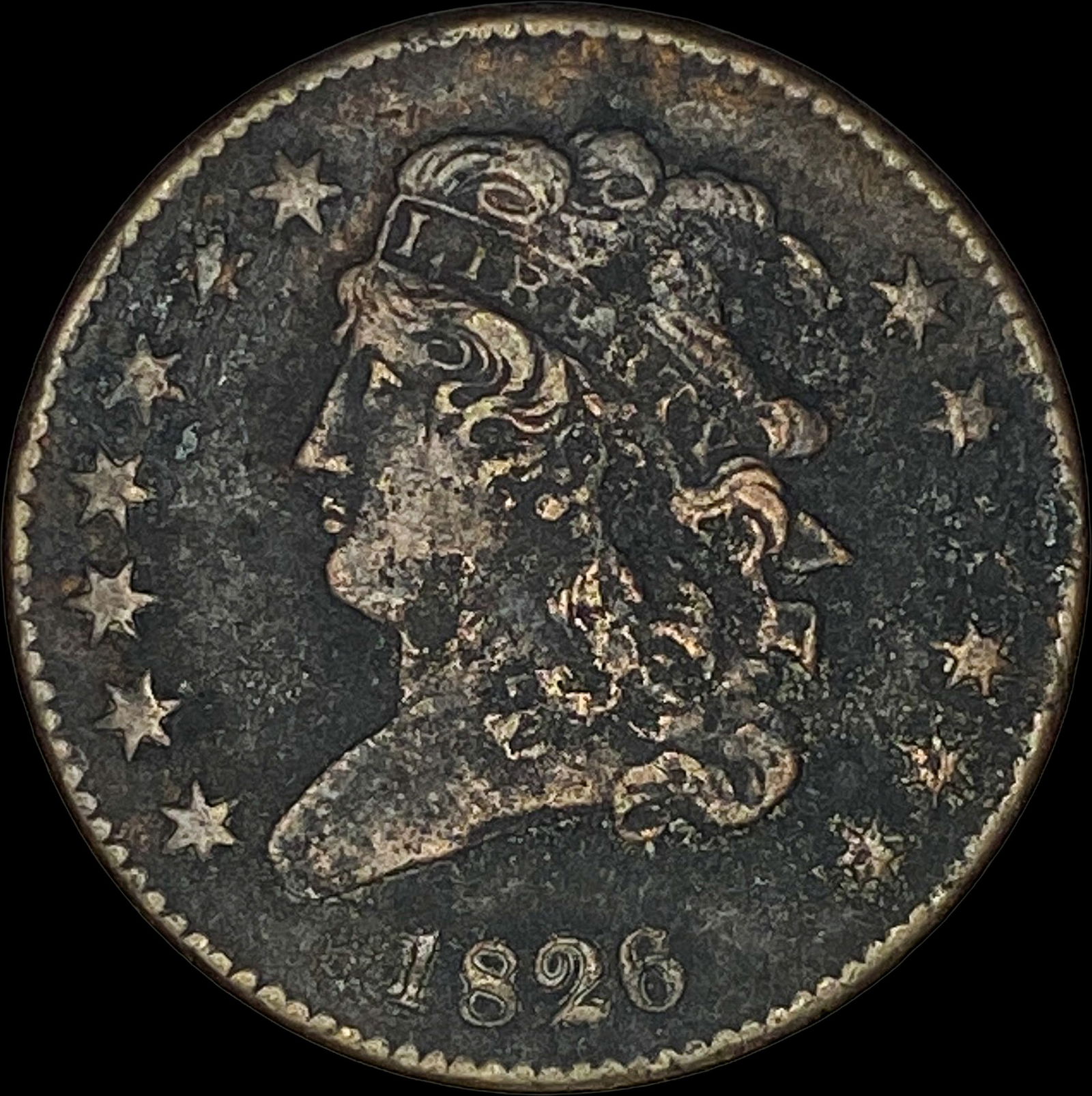 1826 Classic Head Half Cent NICELY CIRCULATED (1 of 2)