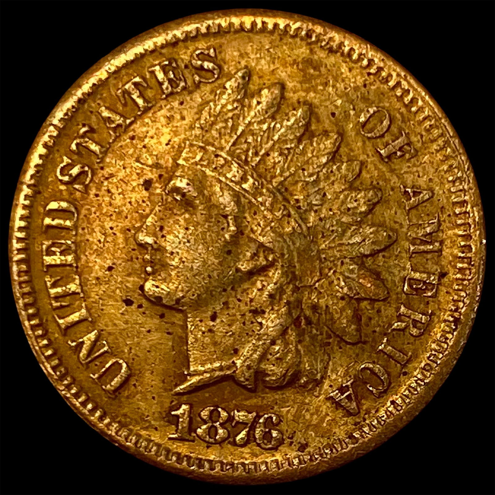 1876 Indian Head Cent HIGH GRADE (1 of 2)